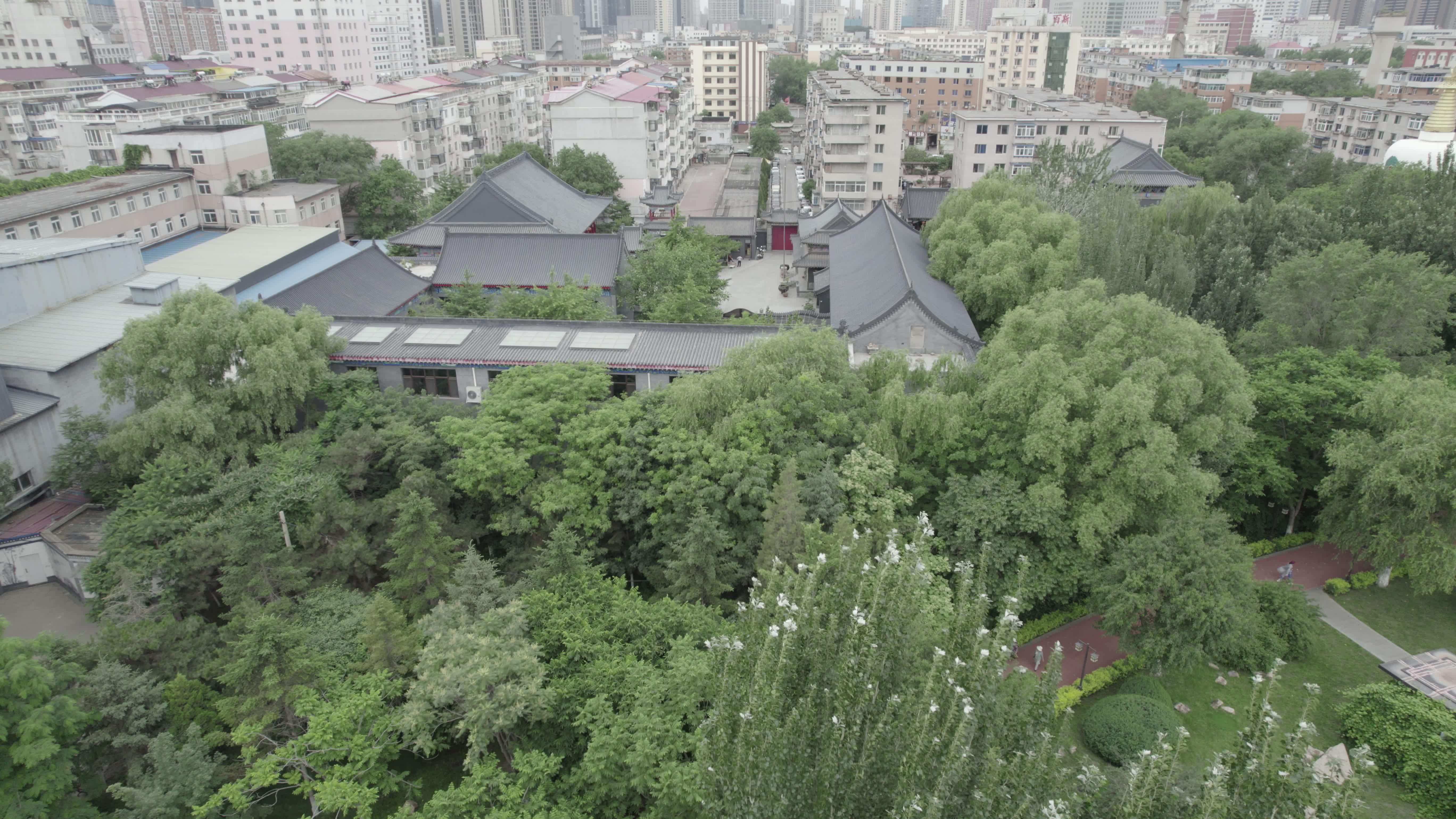 沈阳南塔公园视频素材画面3
