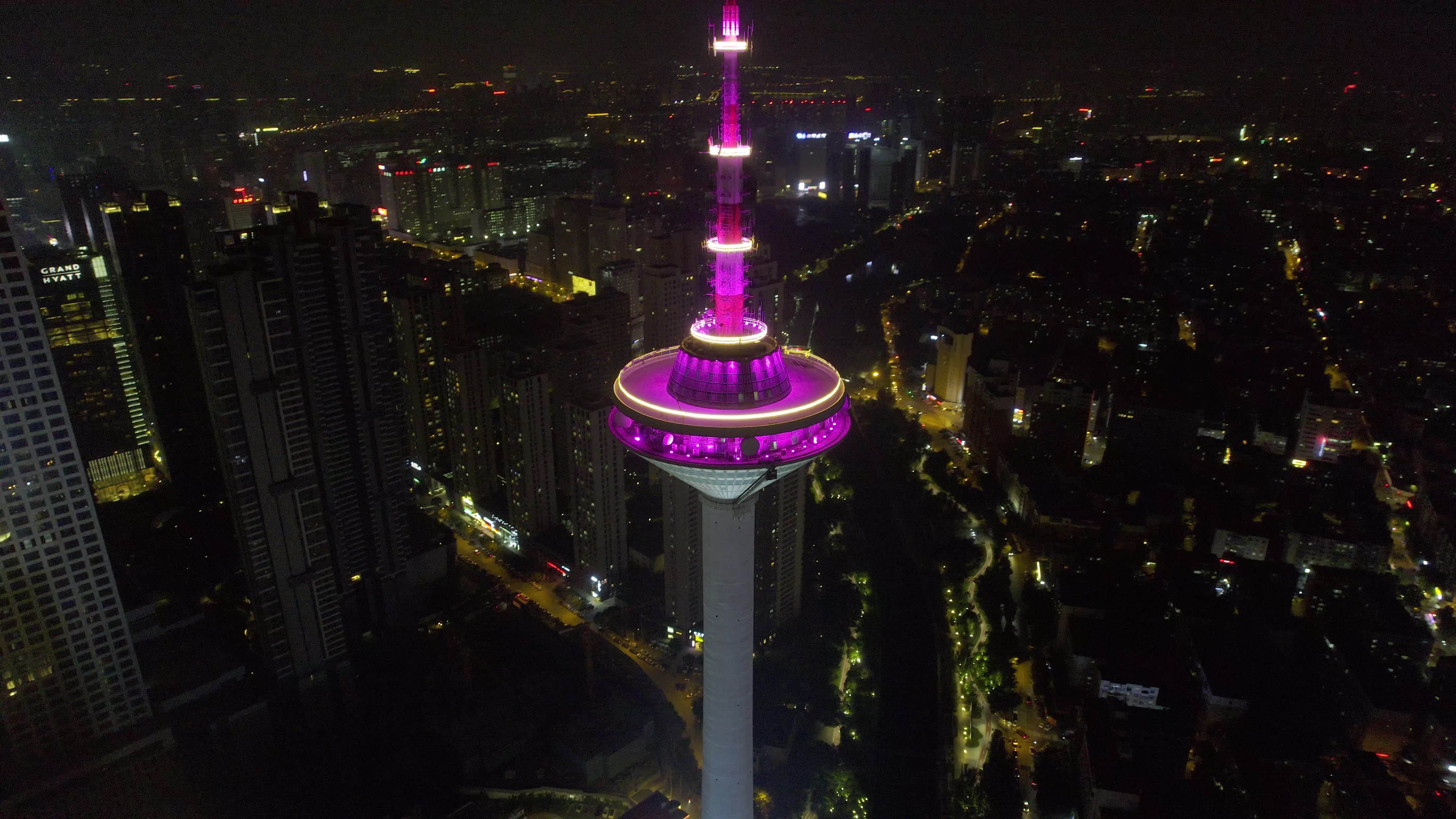 辽宁广播电视塔5.4K视频素材画面1