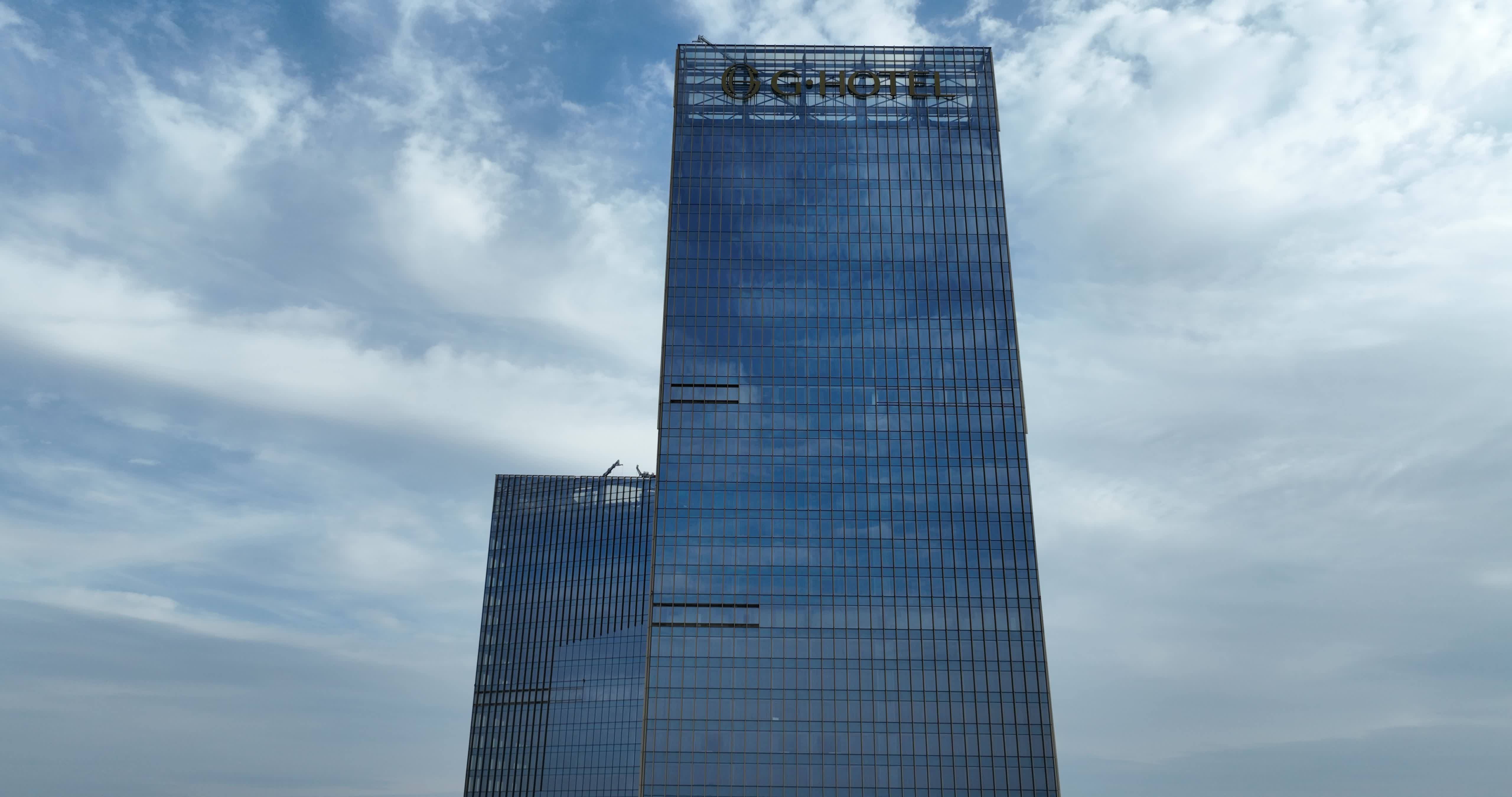 航拍南京金鹰世界视频素材画面4