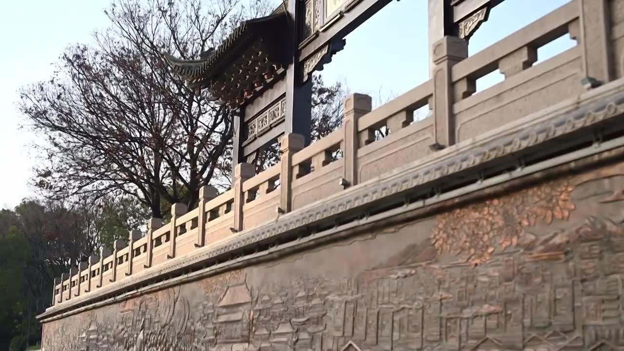 扬州东关古渡牌坊视频素材画面1