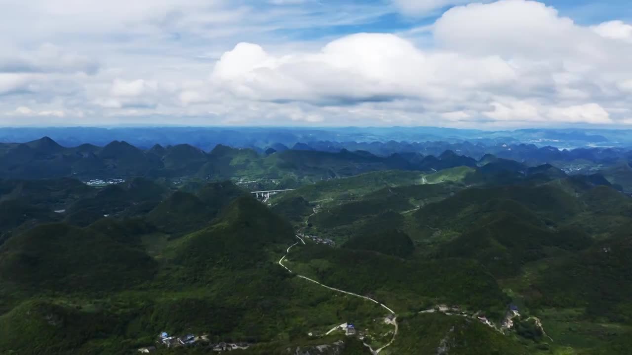 合集-贵州兴义万峰林田园风光视频素材画面4