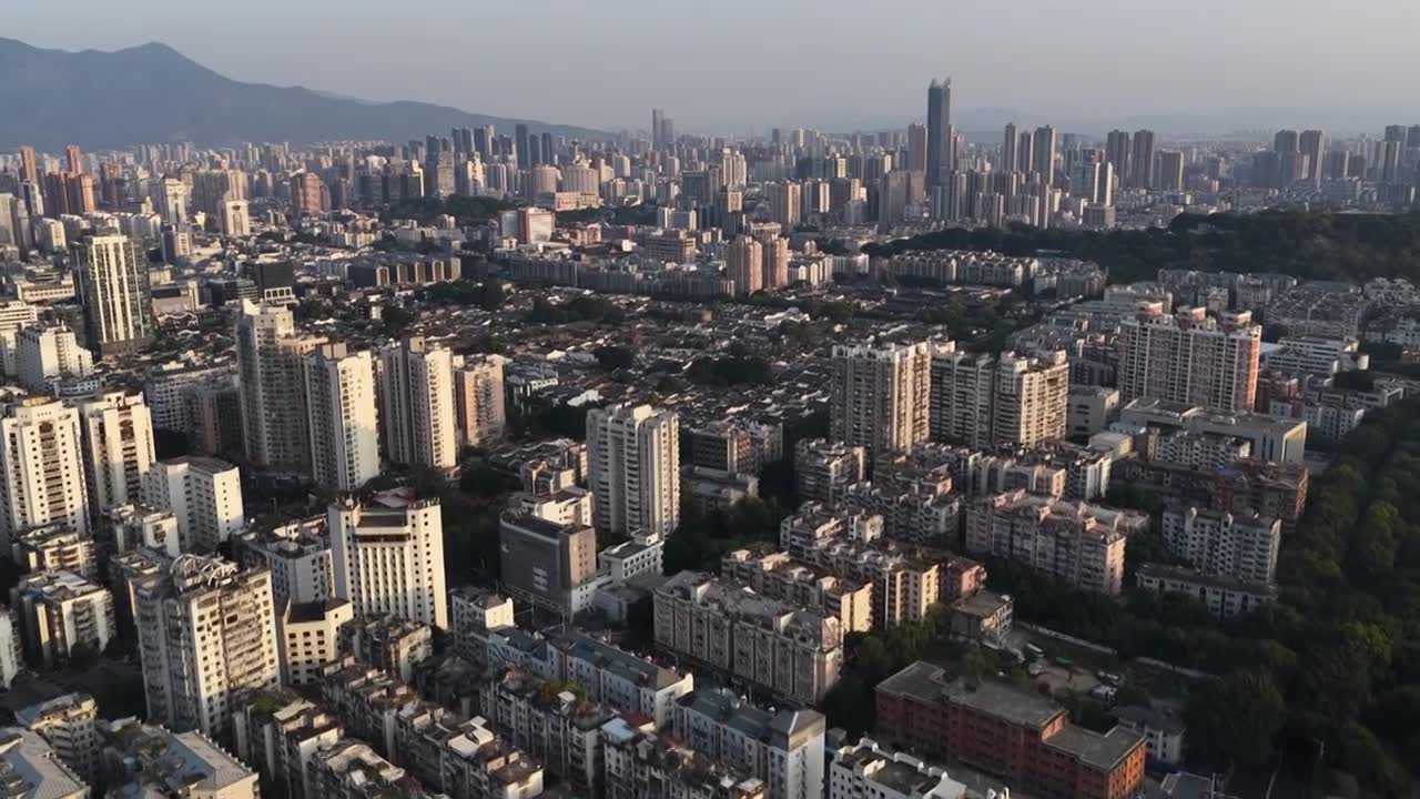 浙江温州城市航拍视频素材画面1