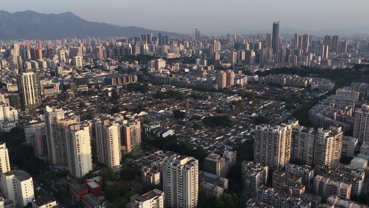 浙江温州城市航拍视频素材画面4