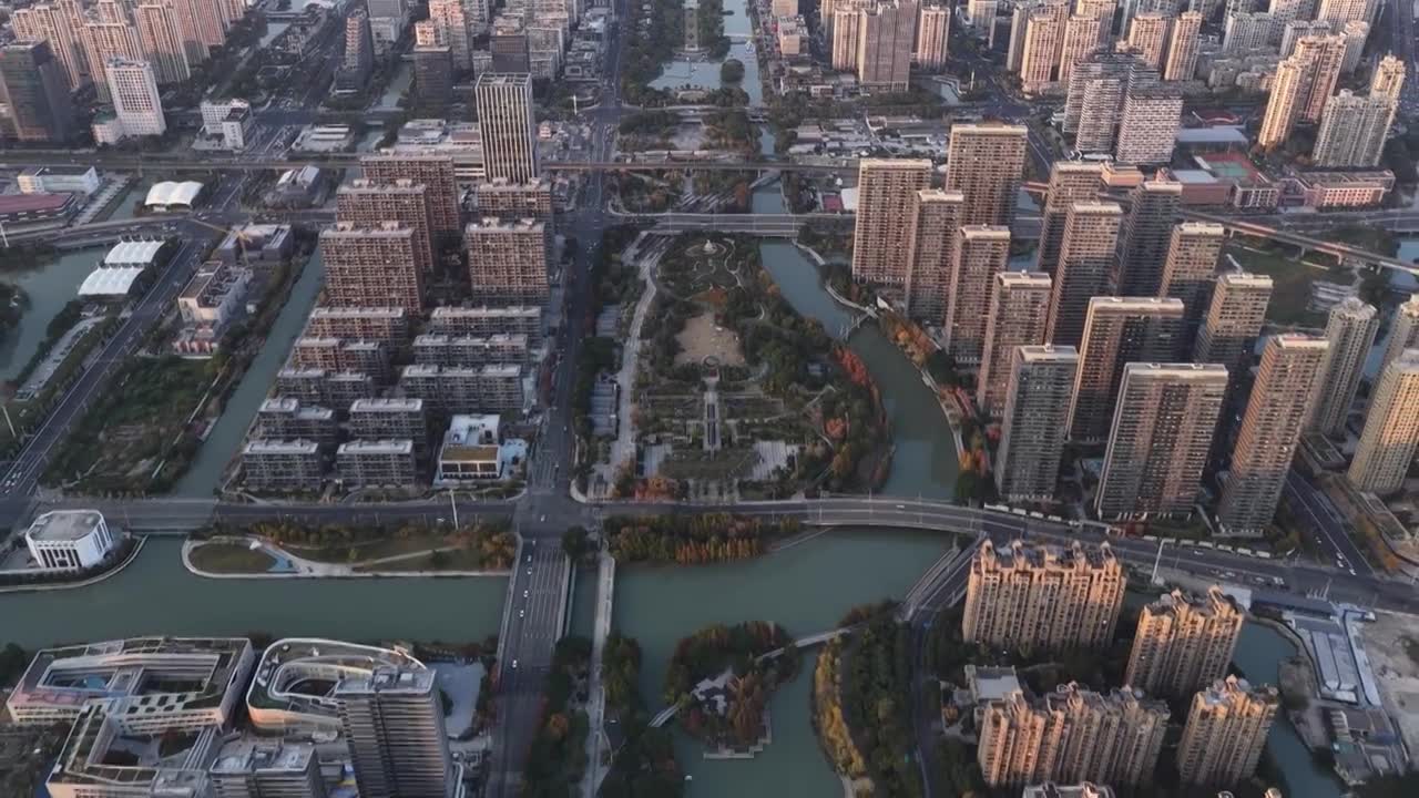 浙江温州城市航拍视频素材画面1
