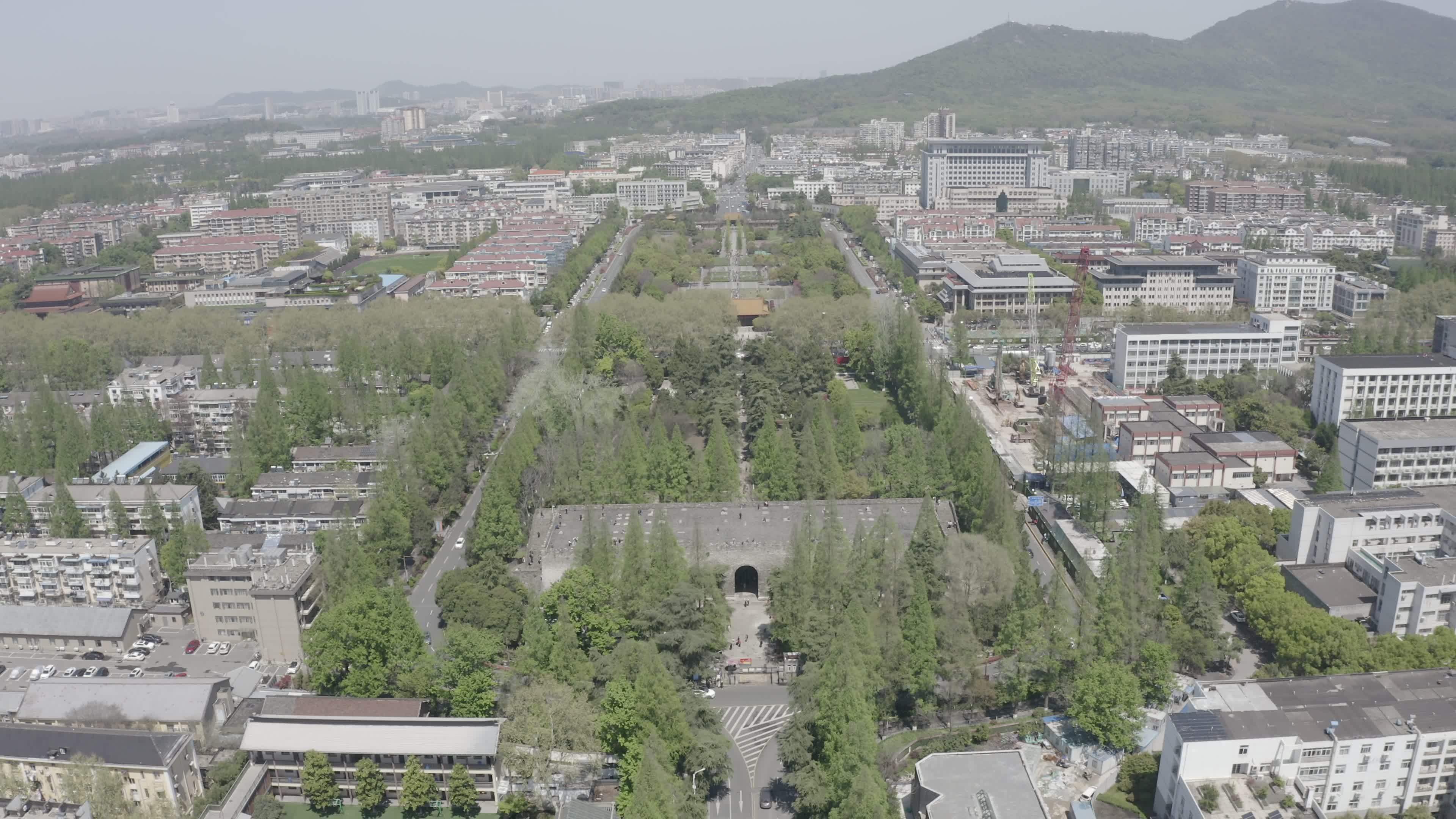 午朝门公园视频素材画面2