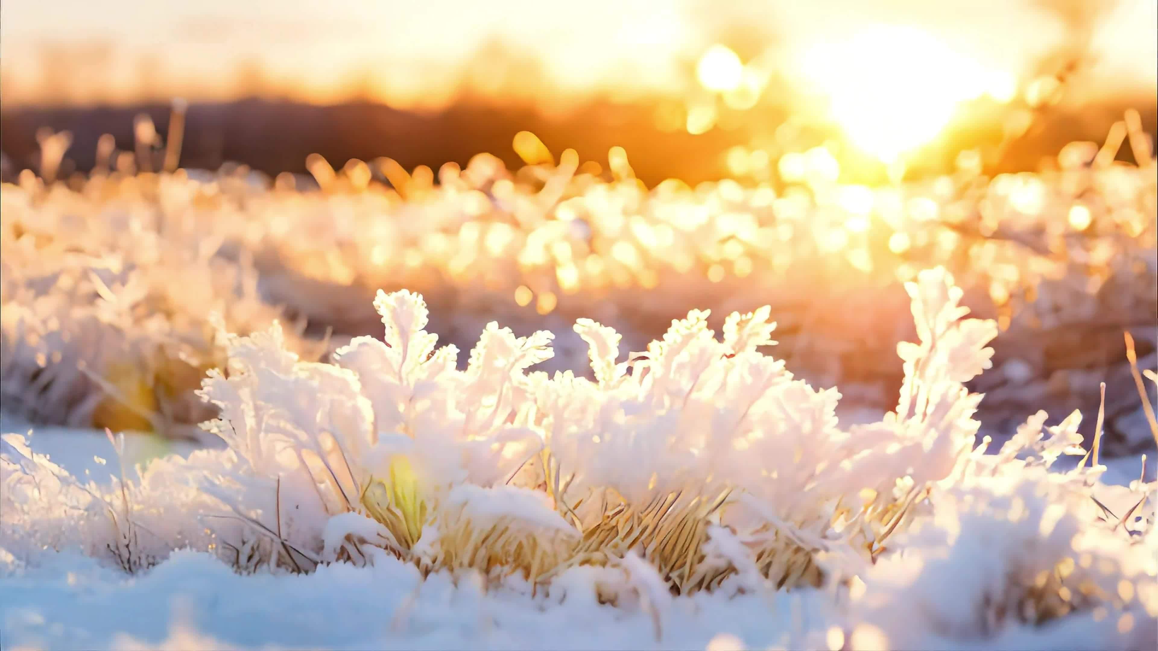 寒露霜降立冬冬至小雪视频素材画面1