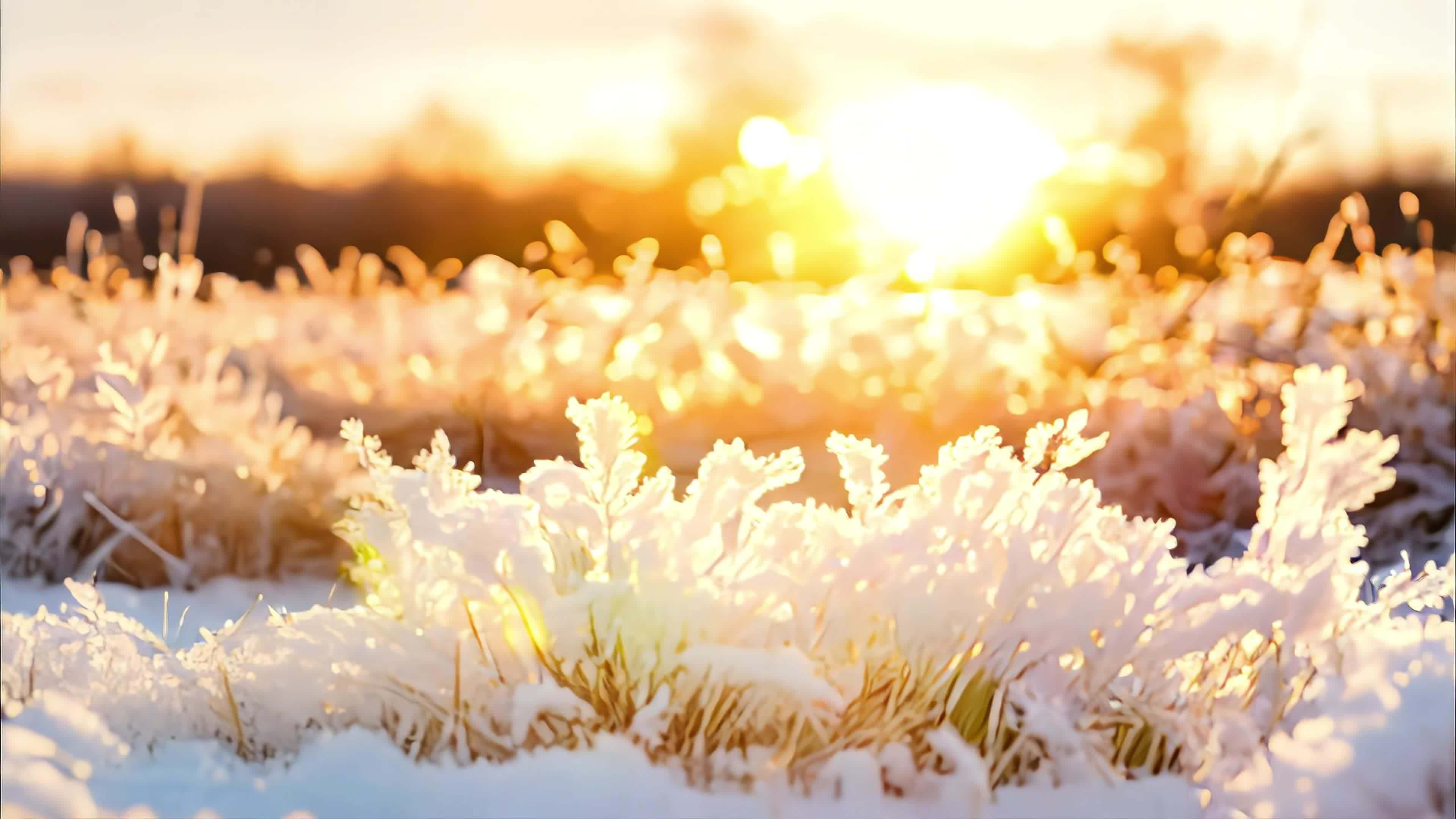 寒露霜降立冬冬至小雪视频素材画面2