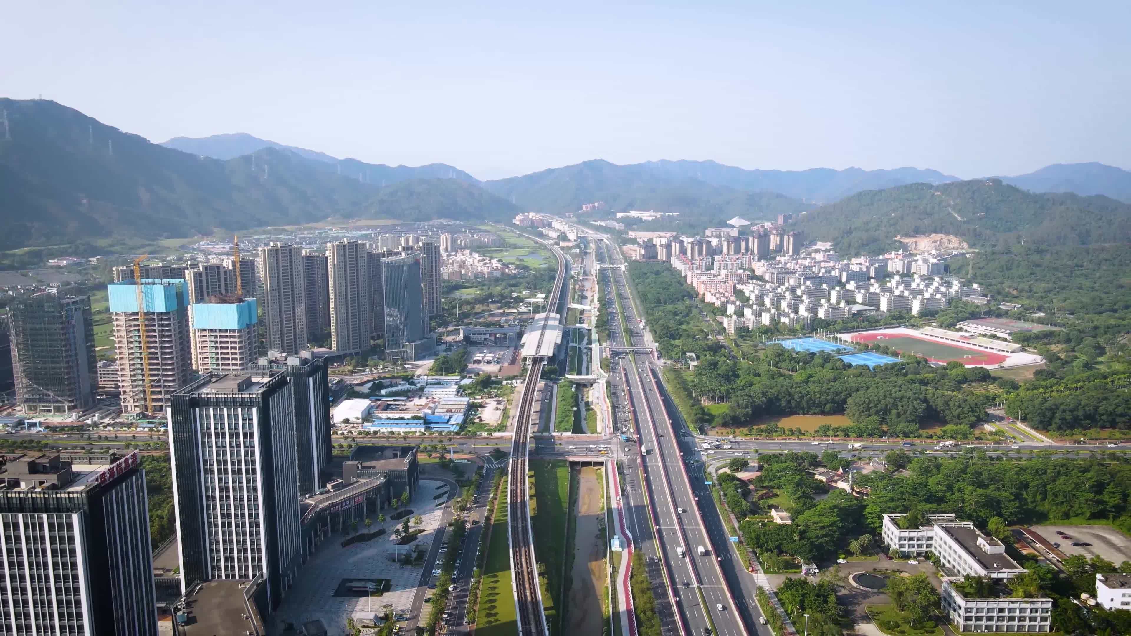 唐家湾金琴快线枢纽视频素材画面2