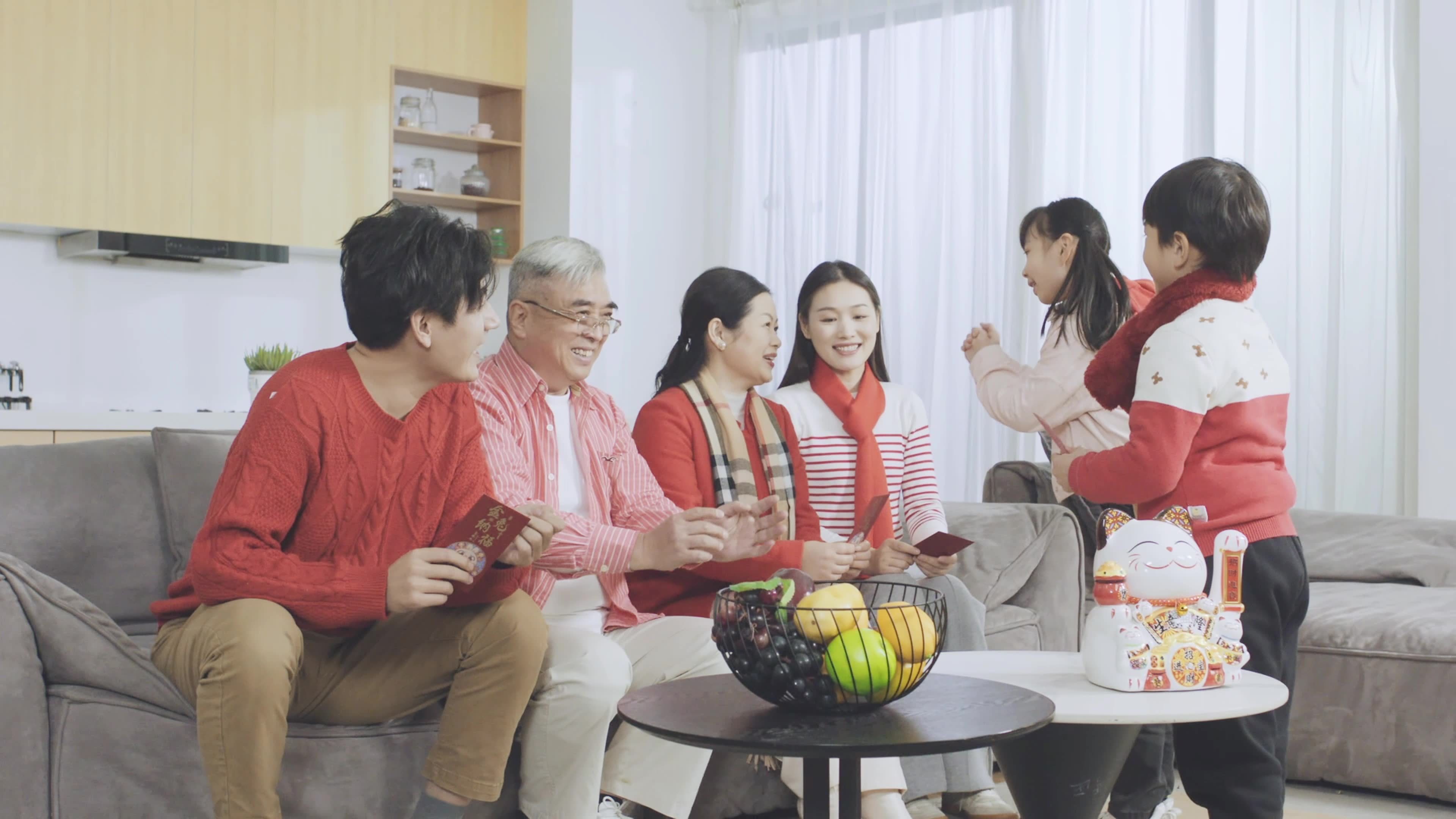 拜年视频素材画面4