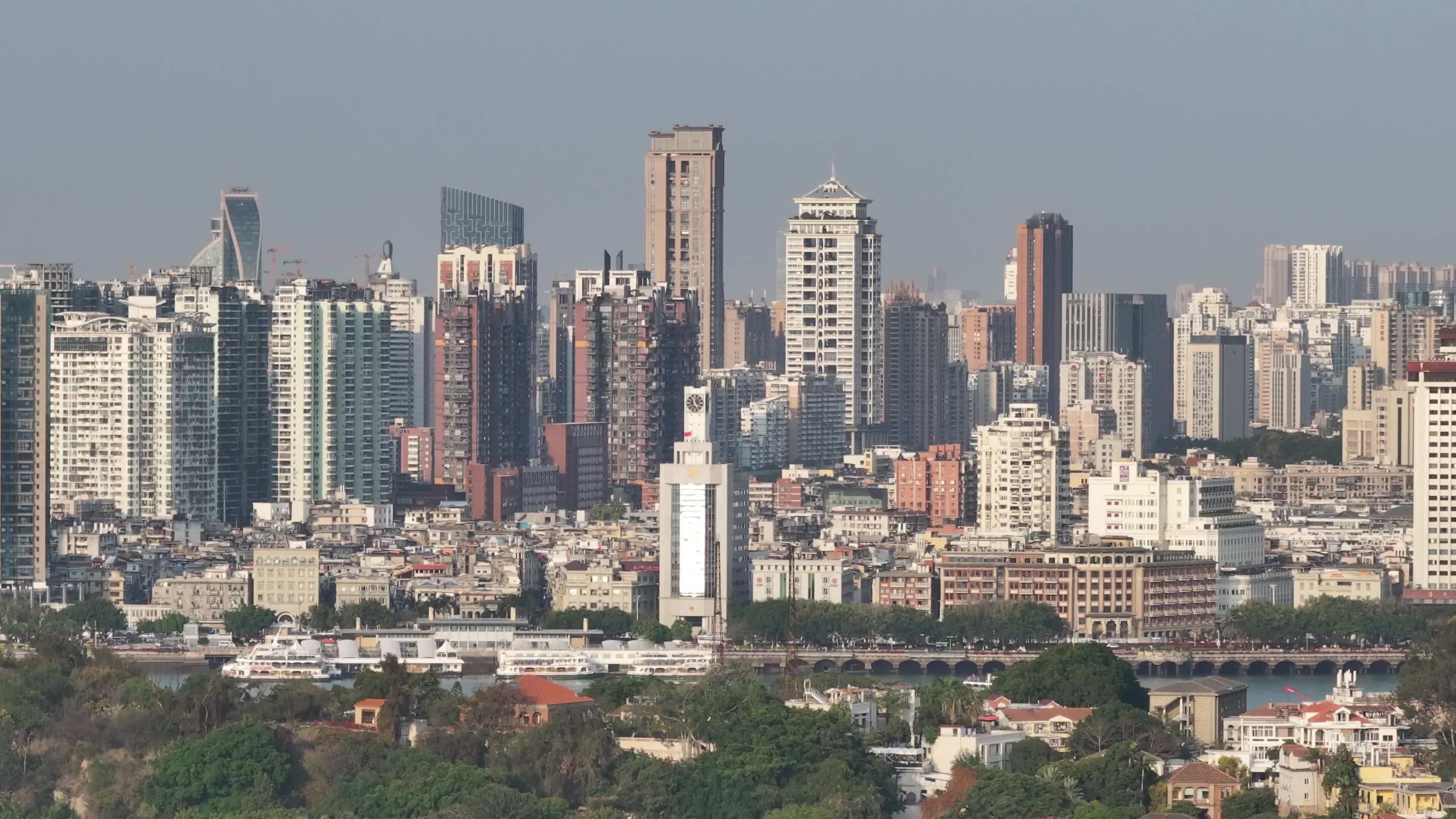 4K航拍福建厦门城市风光视频素材画面3