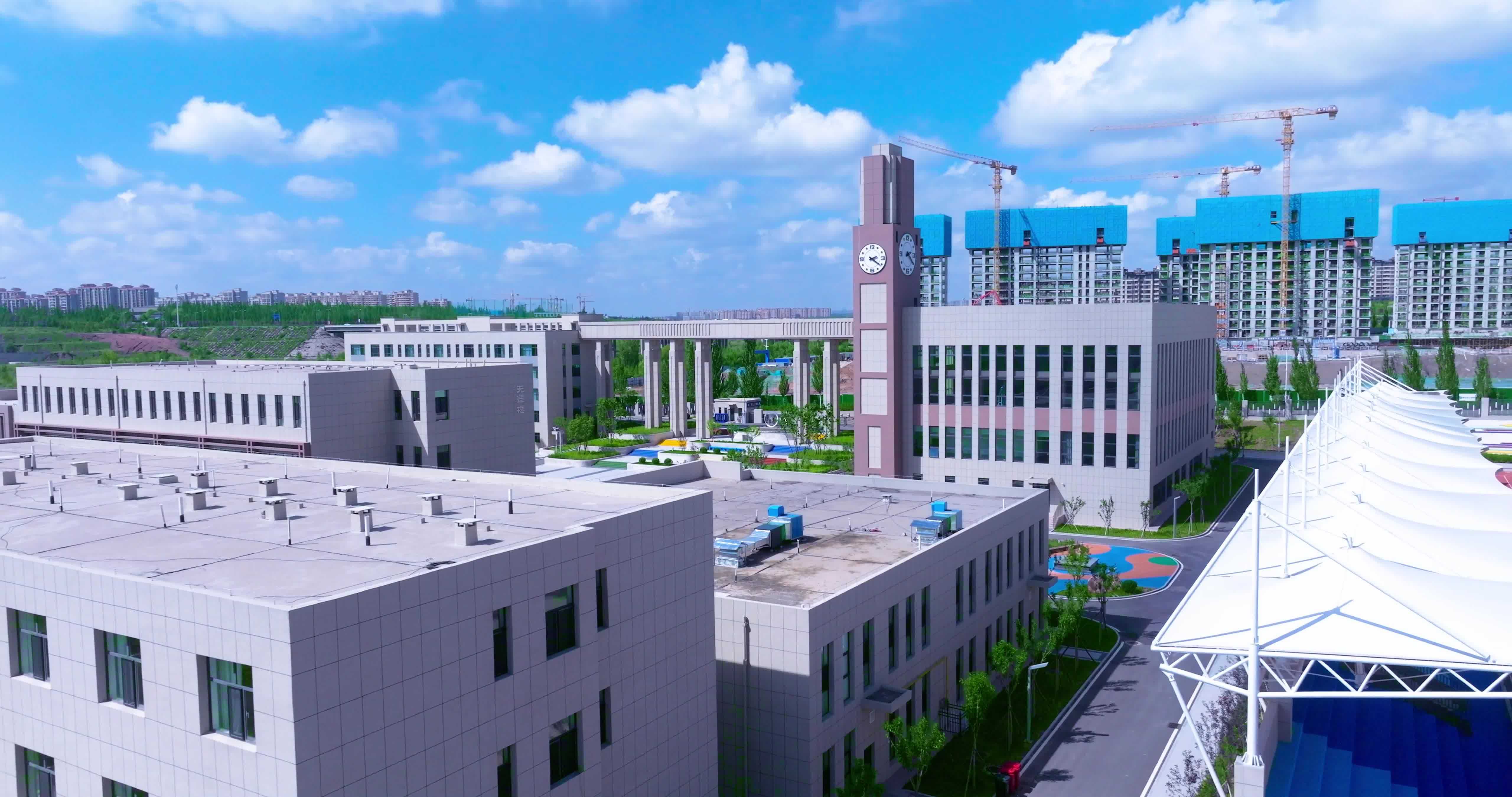 康巴什第五小学东校区视频素材画面4