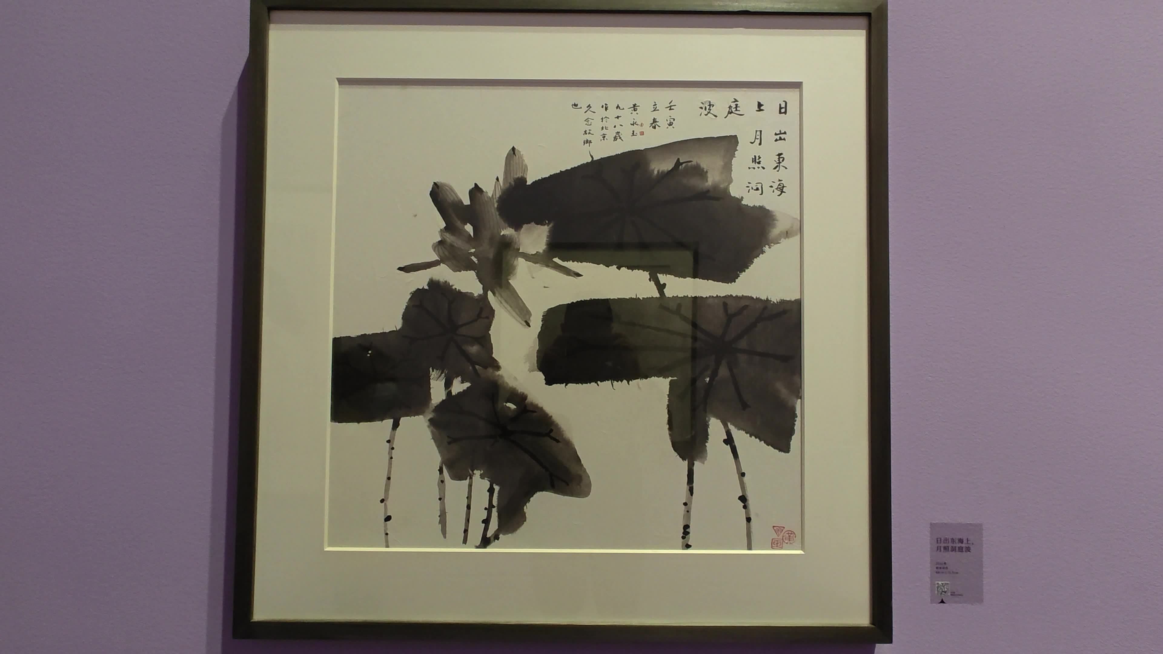 黄永玉画展视频素材画面1