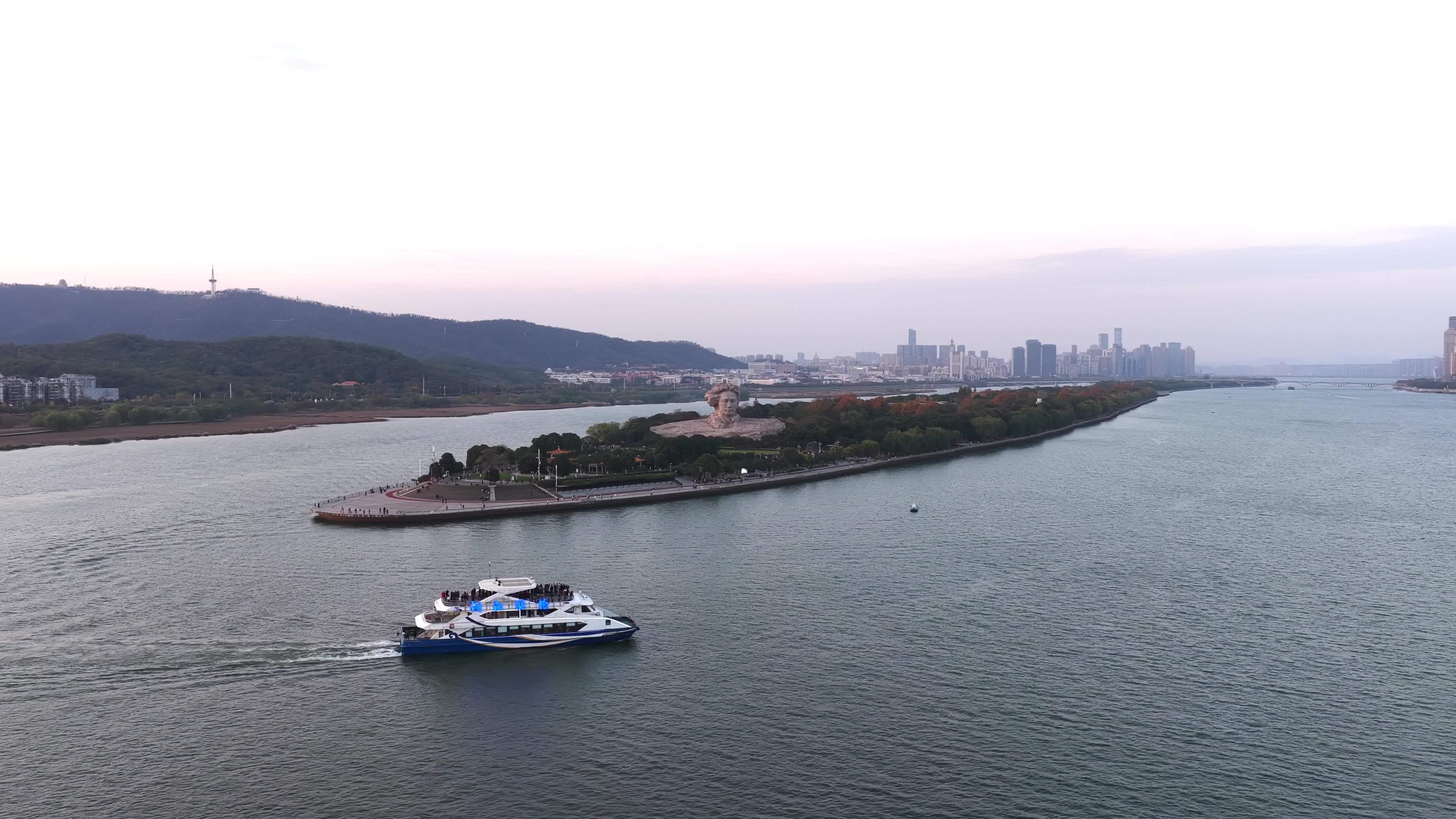 长沙城市风光航拍合集视频素材画面1