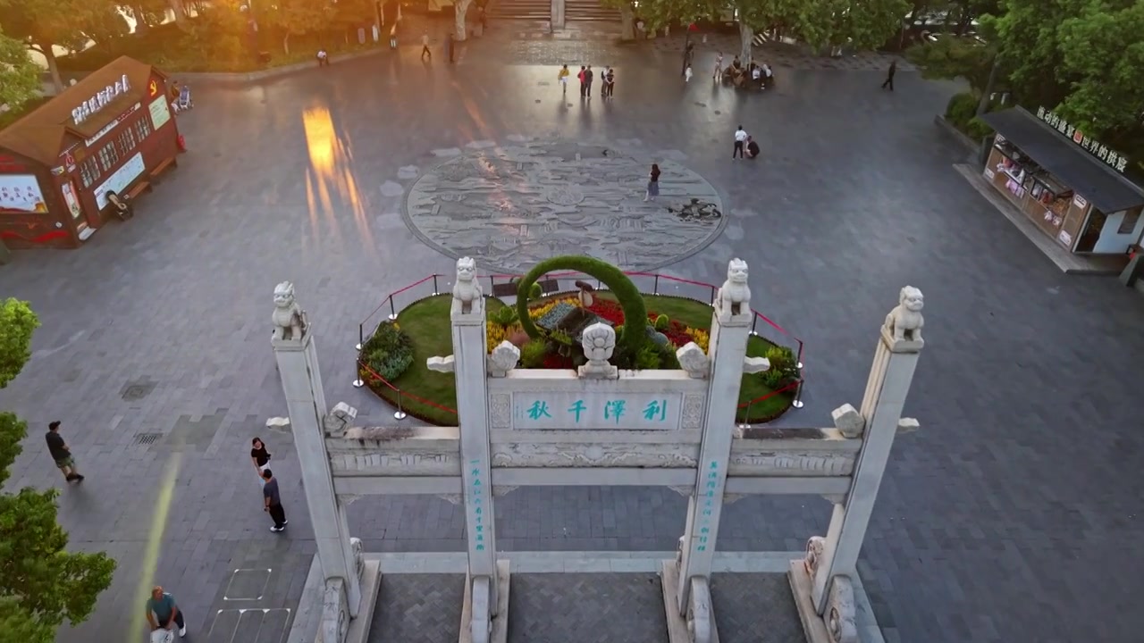 杭州拱宸桥视频素材画面3