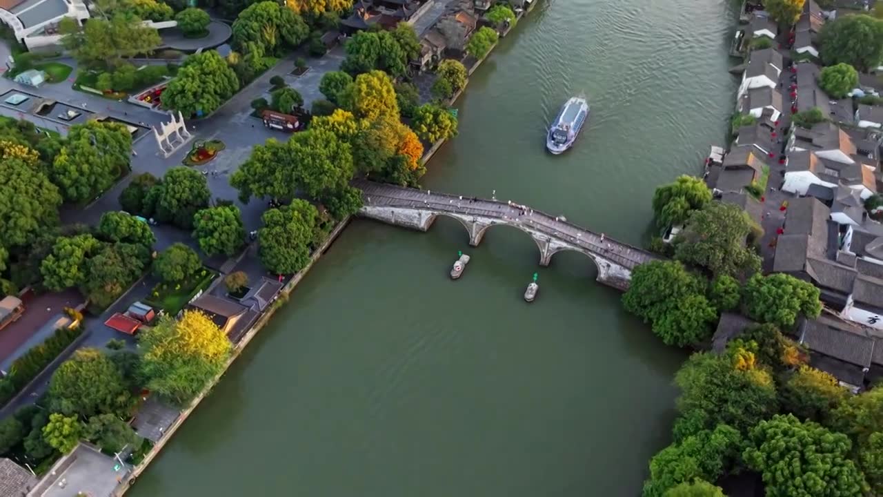 杭州拱宸桥视频素材画面1