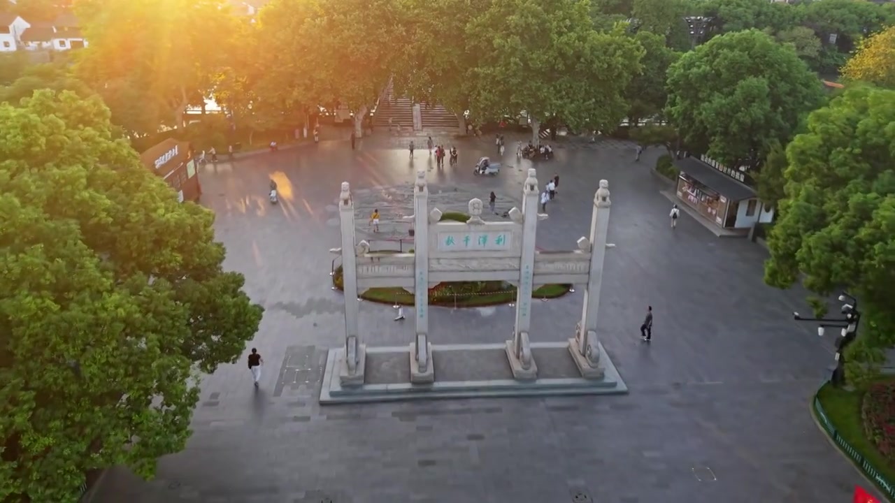 杭州拱宸桥视频素材画面4