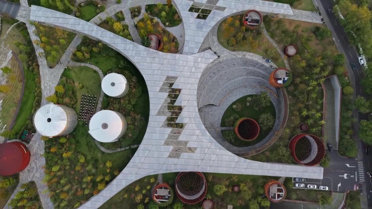 杭州小河公园视频素材画面1