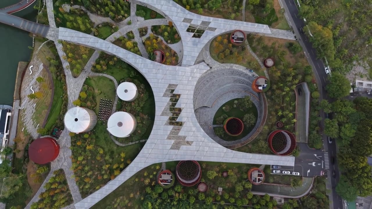 杭州小河公园视频素材画面4