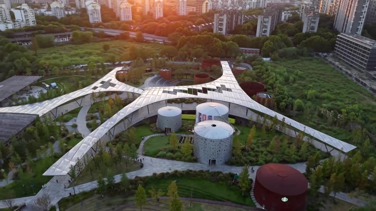 杭州小河公园视频素材画面1