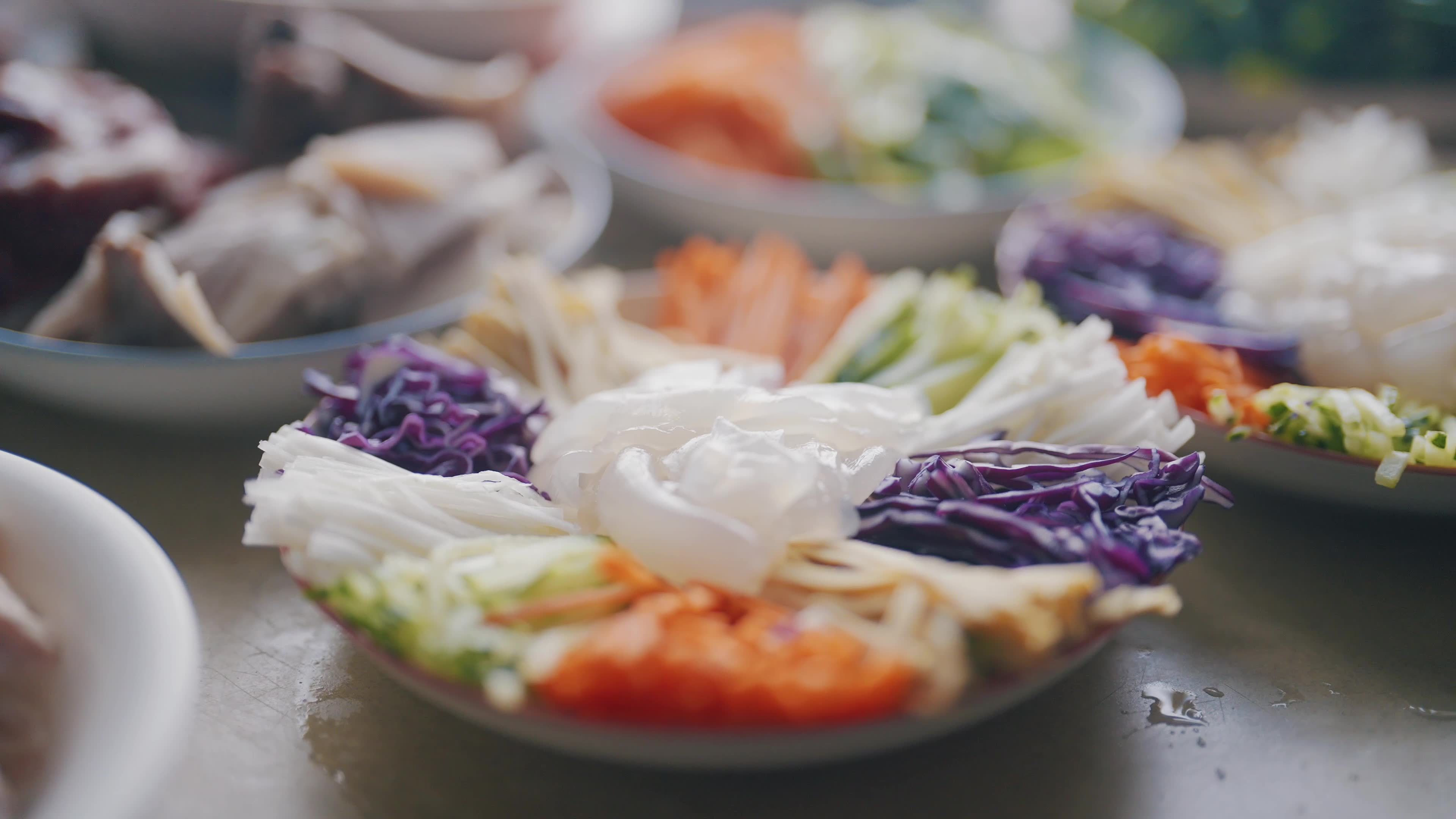 围炉宴席美食盛宴视频素材画面1