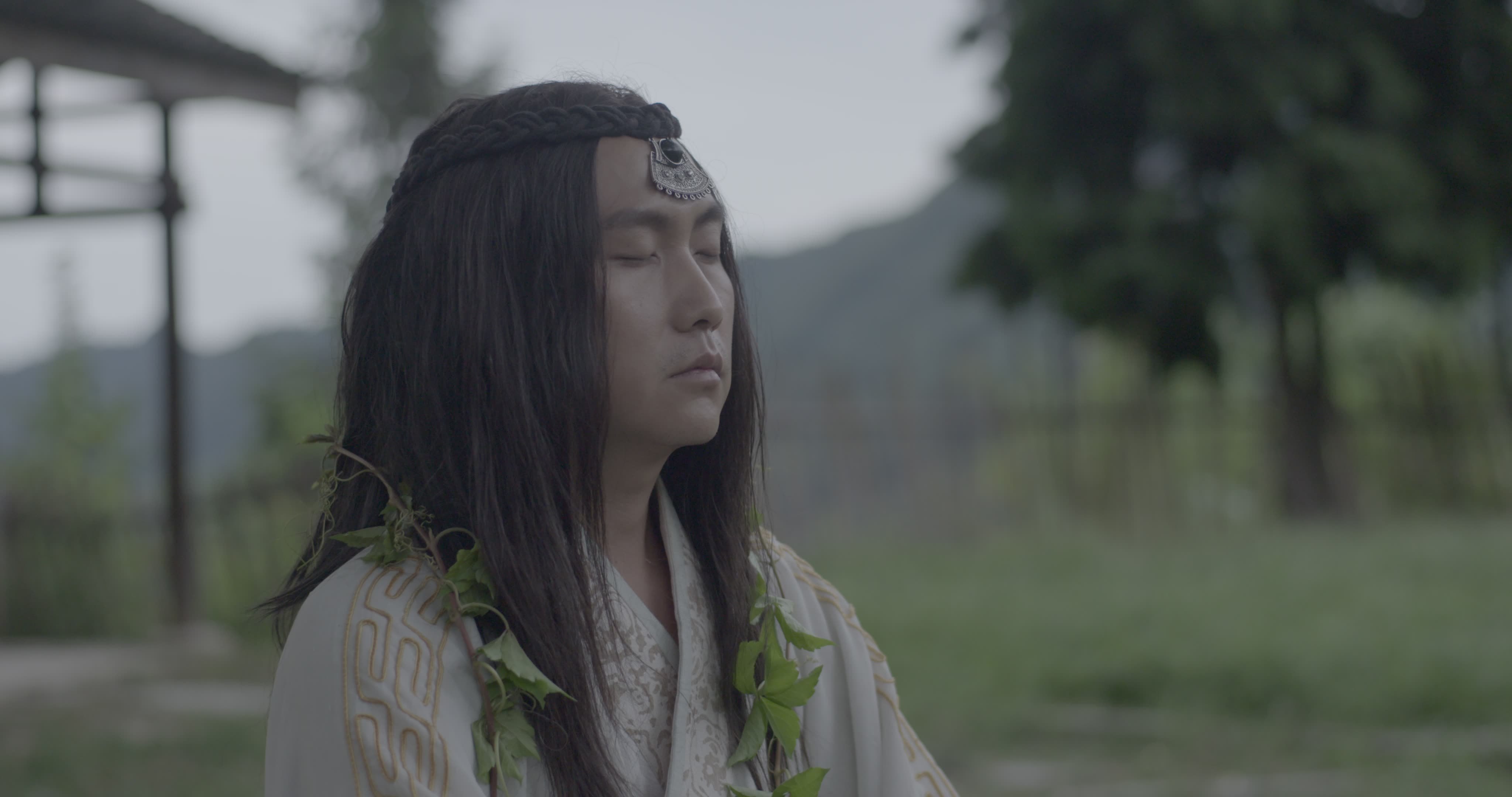 古代侠客 武侠 比武 决斗 意境古装视频素材画面1