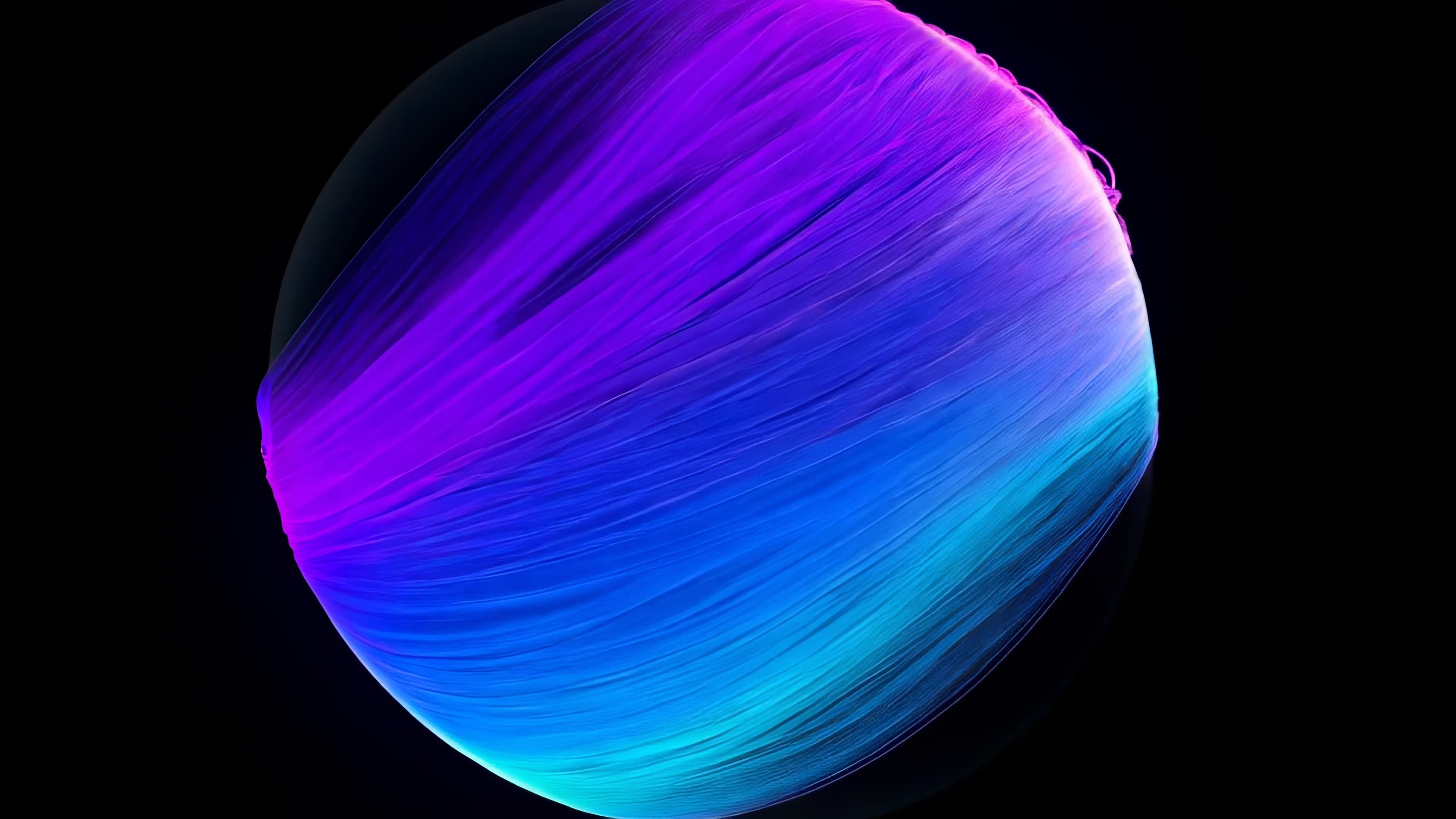 流体渐变光效球体视频素材画面1