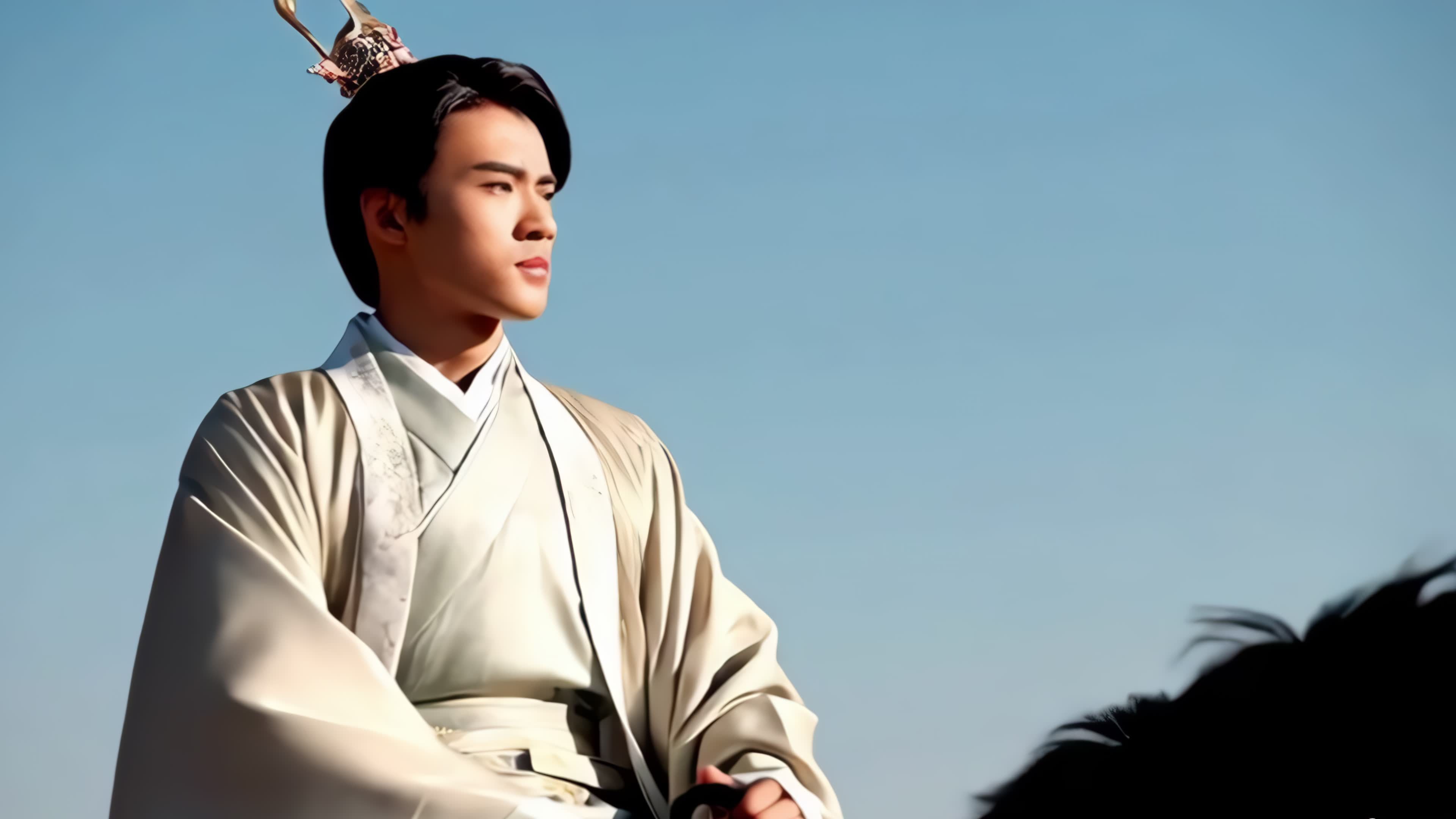 古装男子骑马视频素材画面2