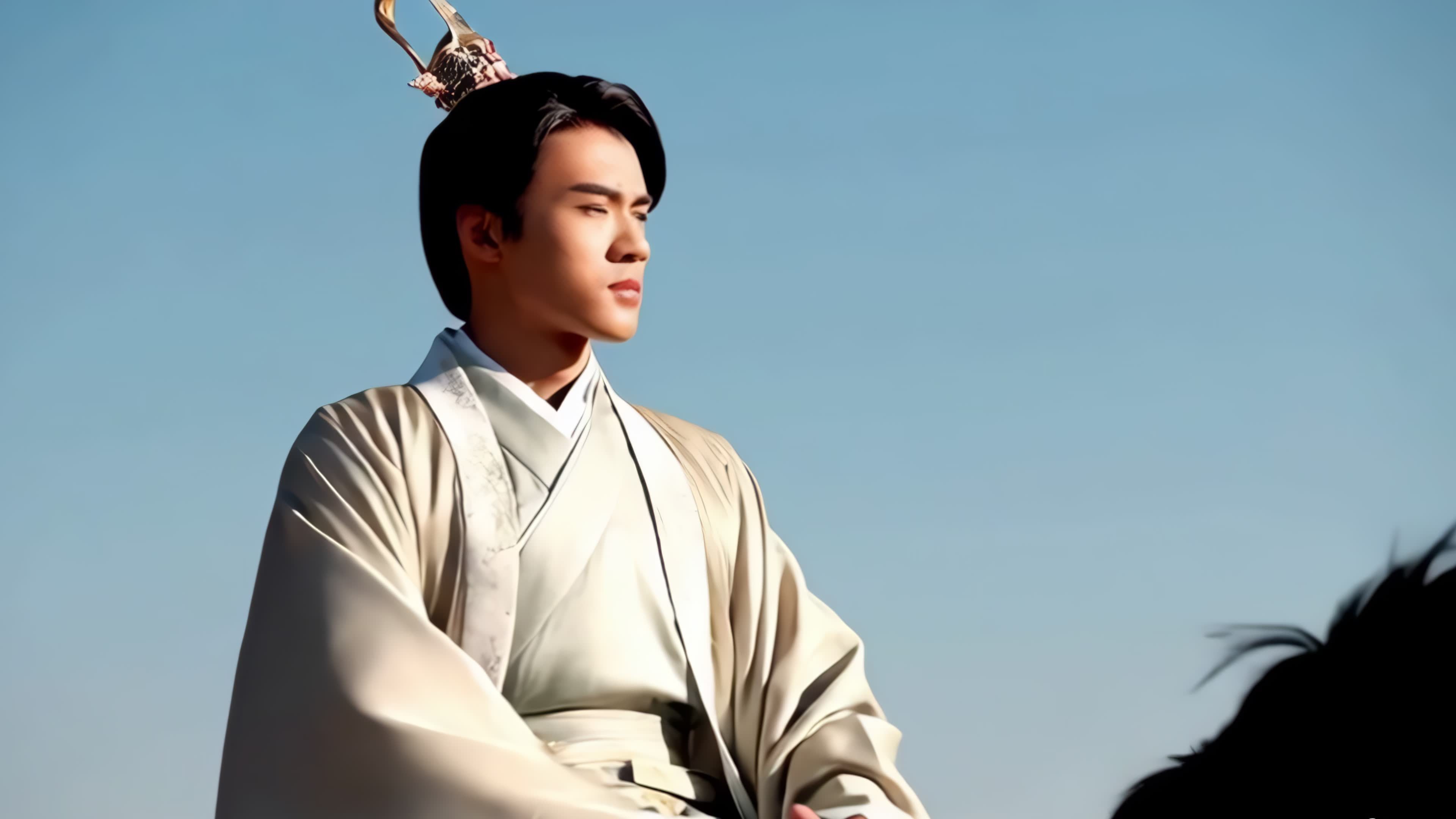 古装男子骑马视频素材画面3