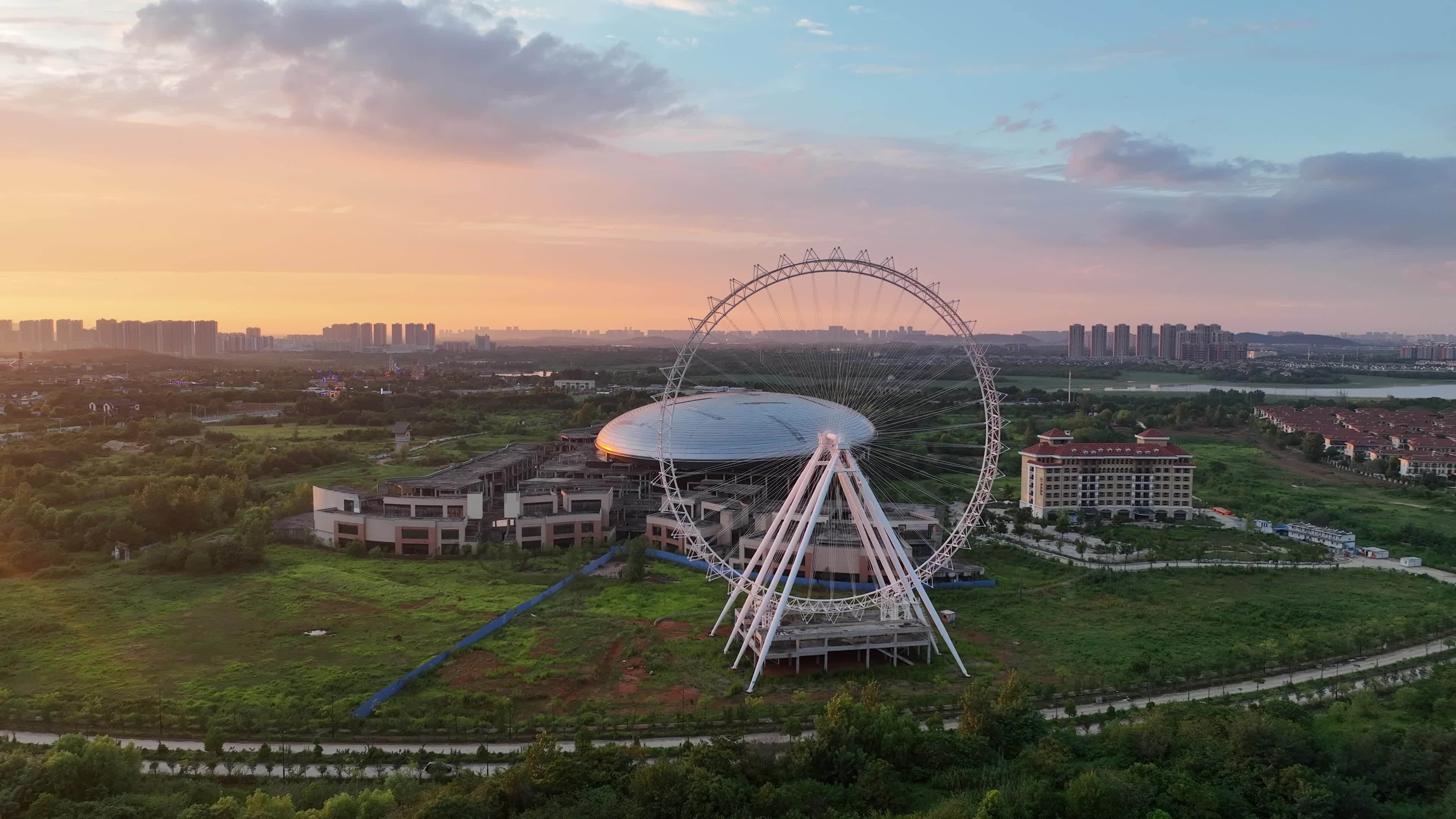 夕阳视频素材画面2