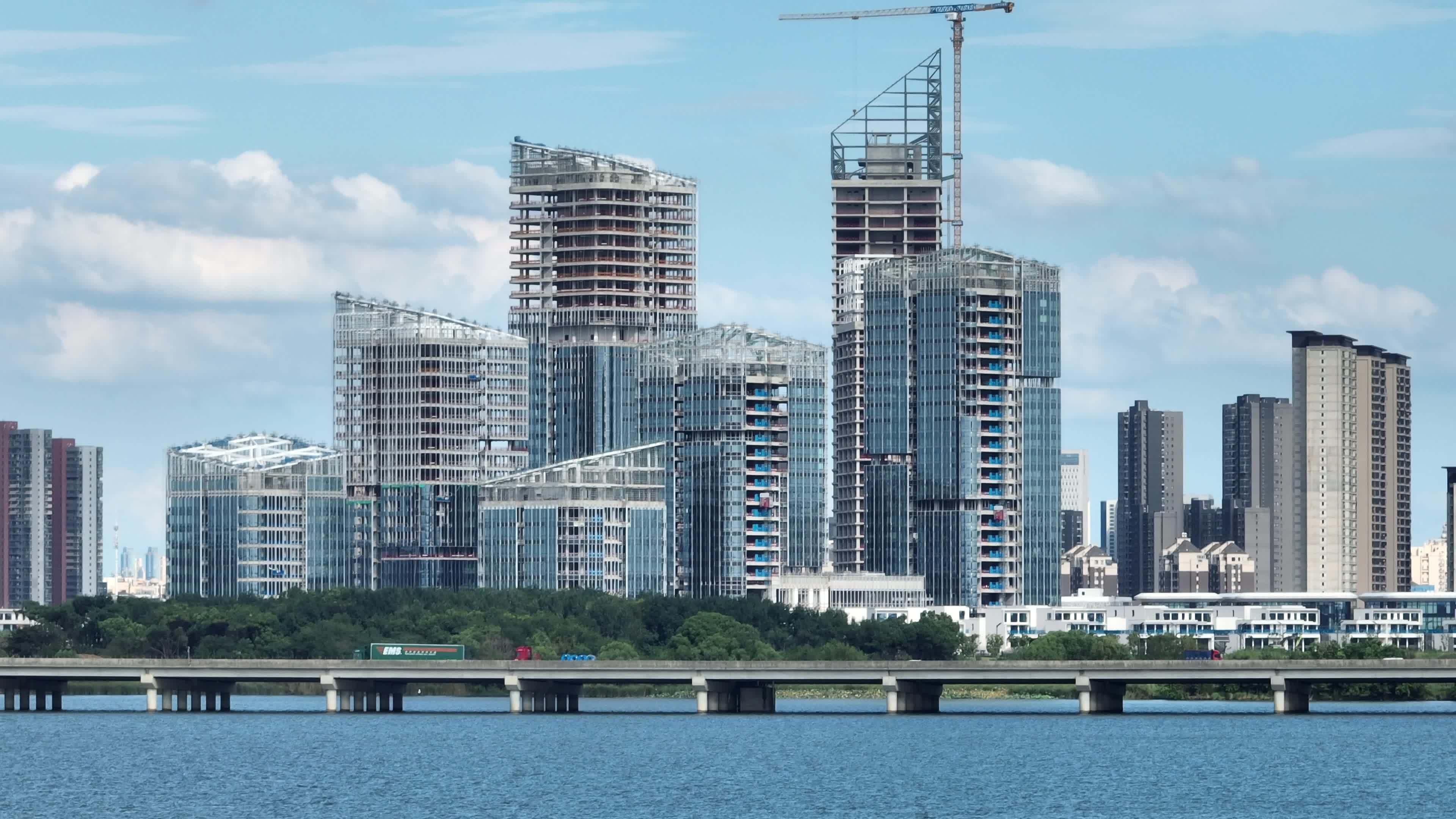 后官湖大桥视频素材画面1