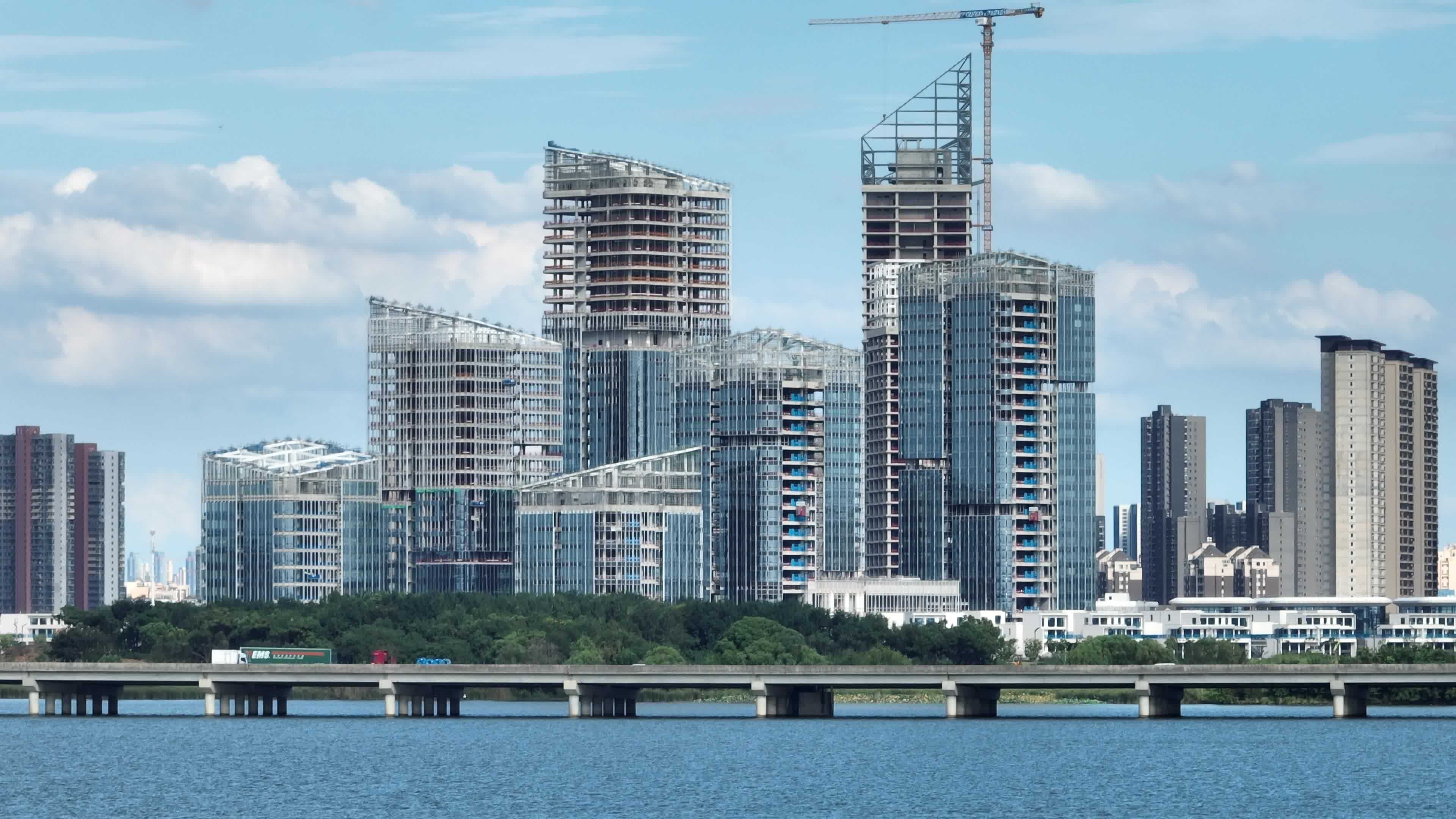 后官湖大桥视频素材画面3