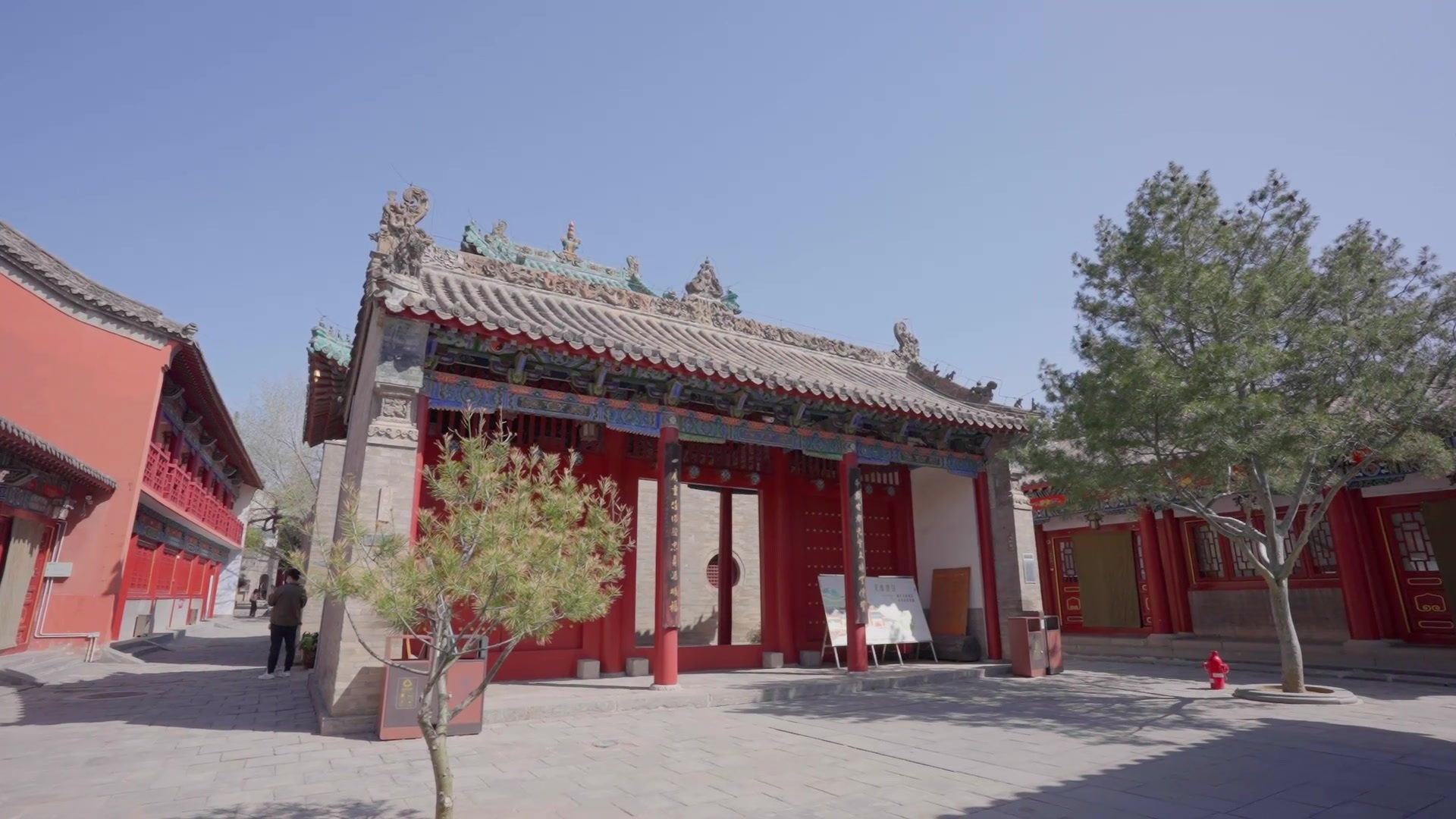 郑州城隍庙地拍视频素材画面4