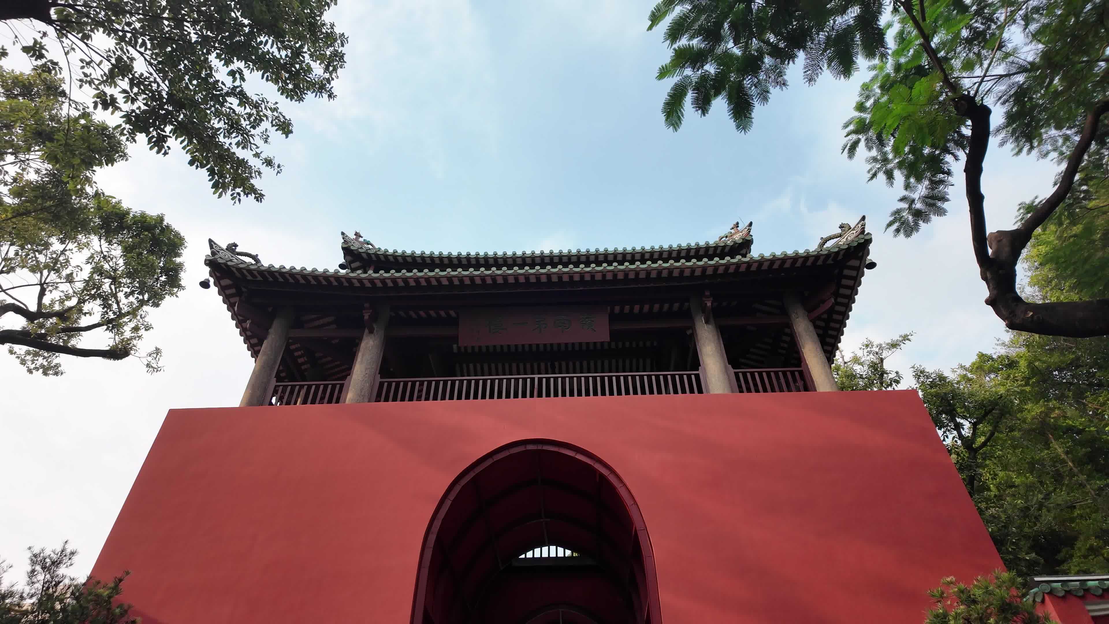 中国广东省广州市越秀区五仙古观视频素材画面3
