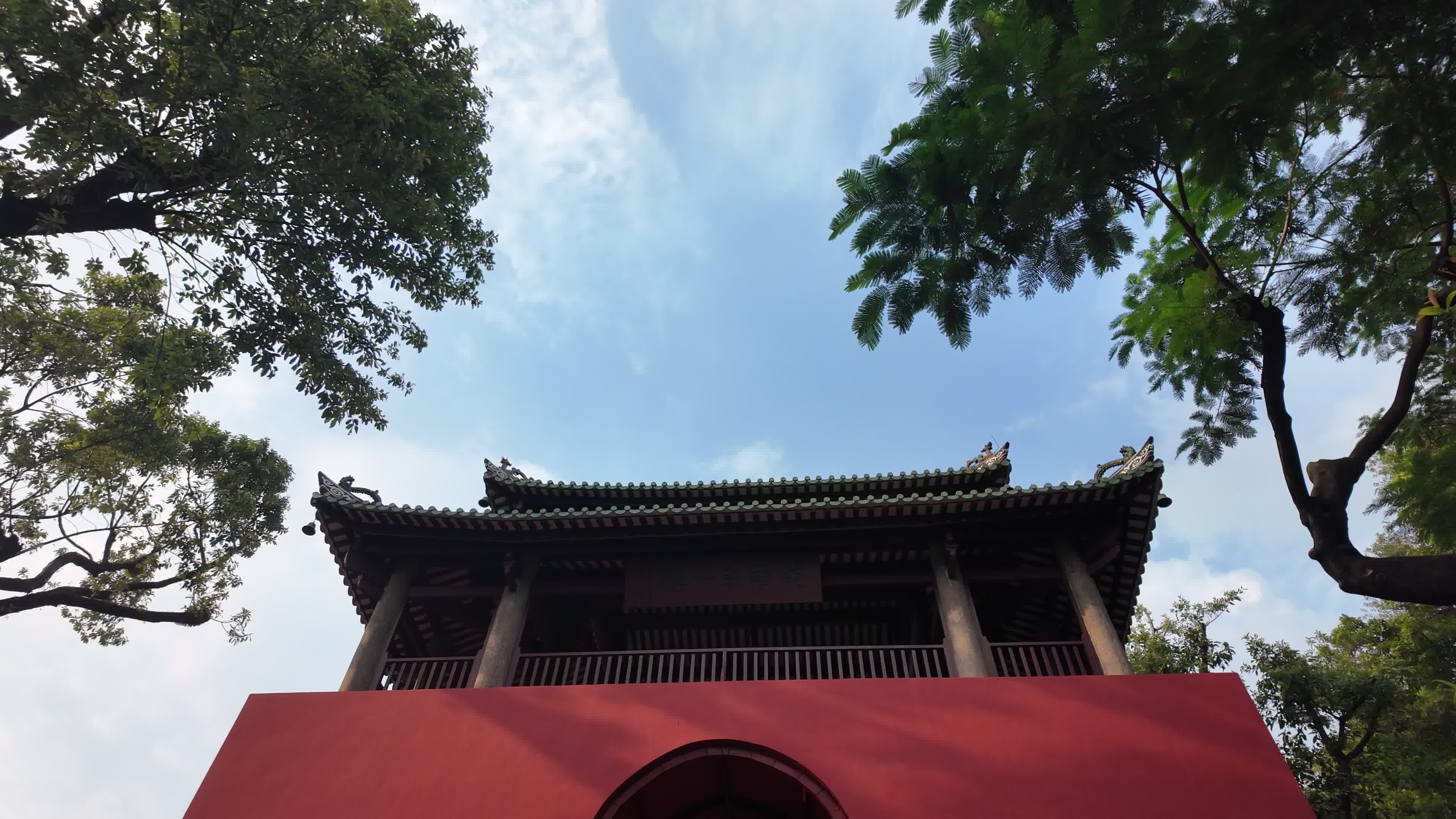 中国广东省广州市越秀区五仙古观视频素材画面4