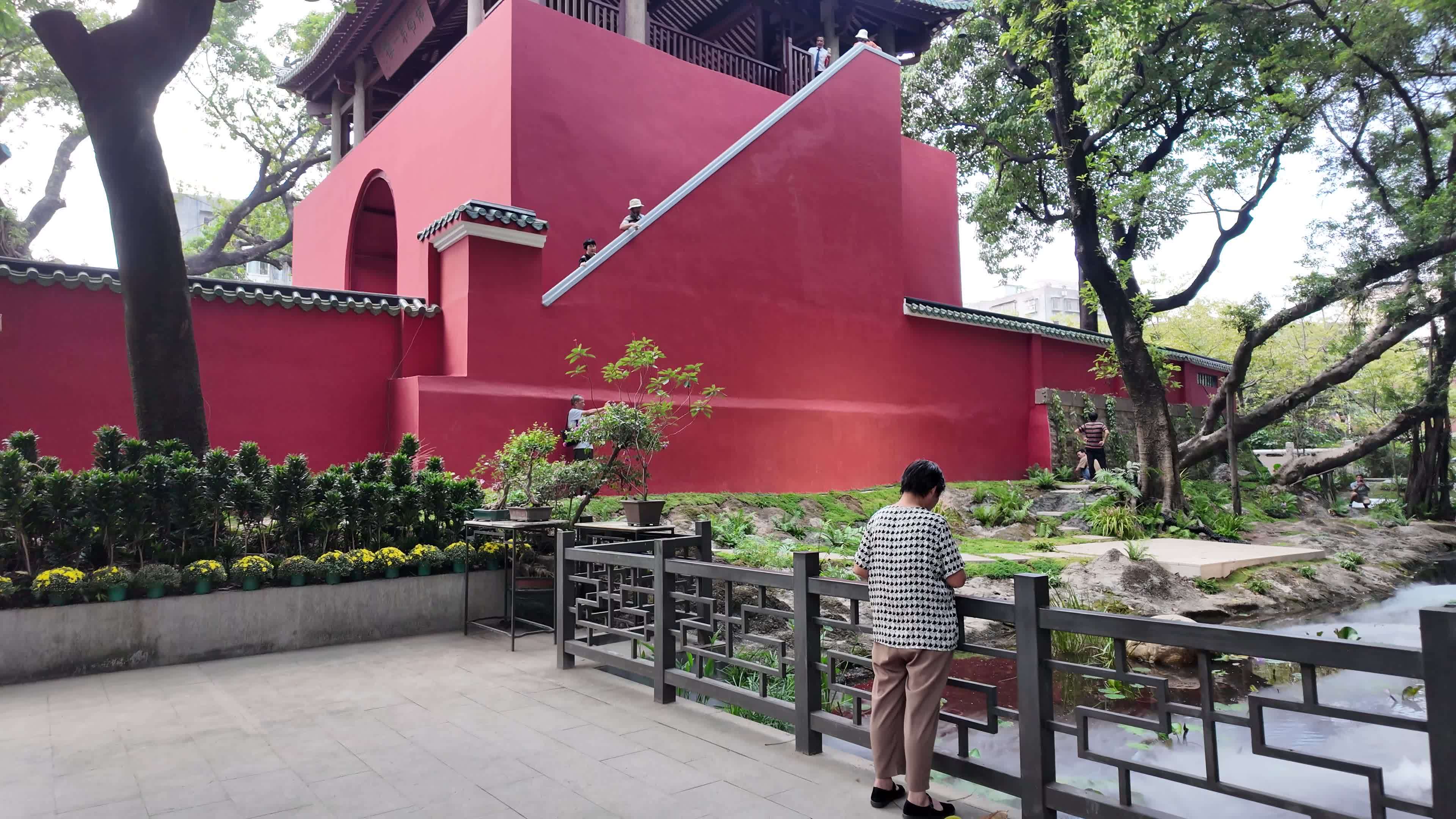 中国广东省广州市越秀区五仙古观视频素材画面1