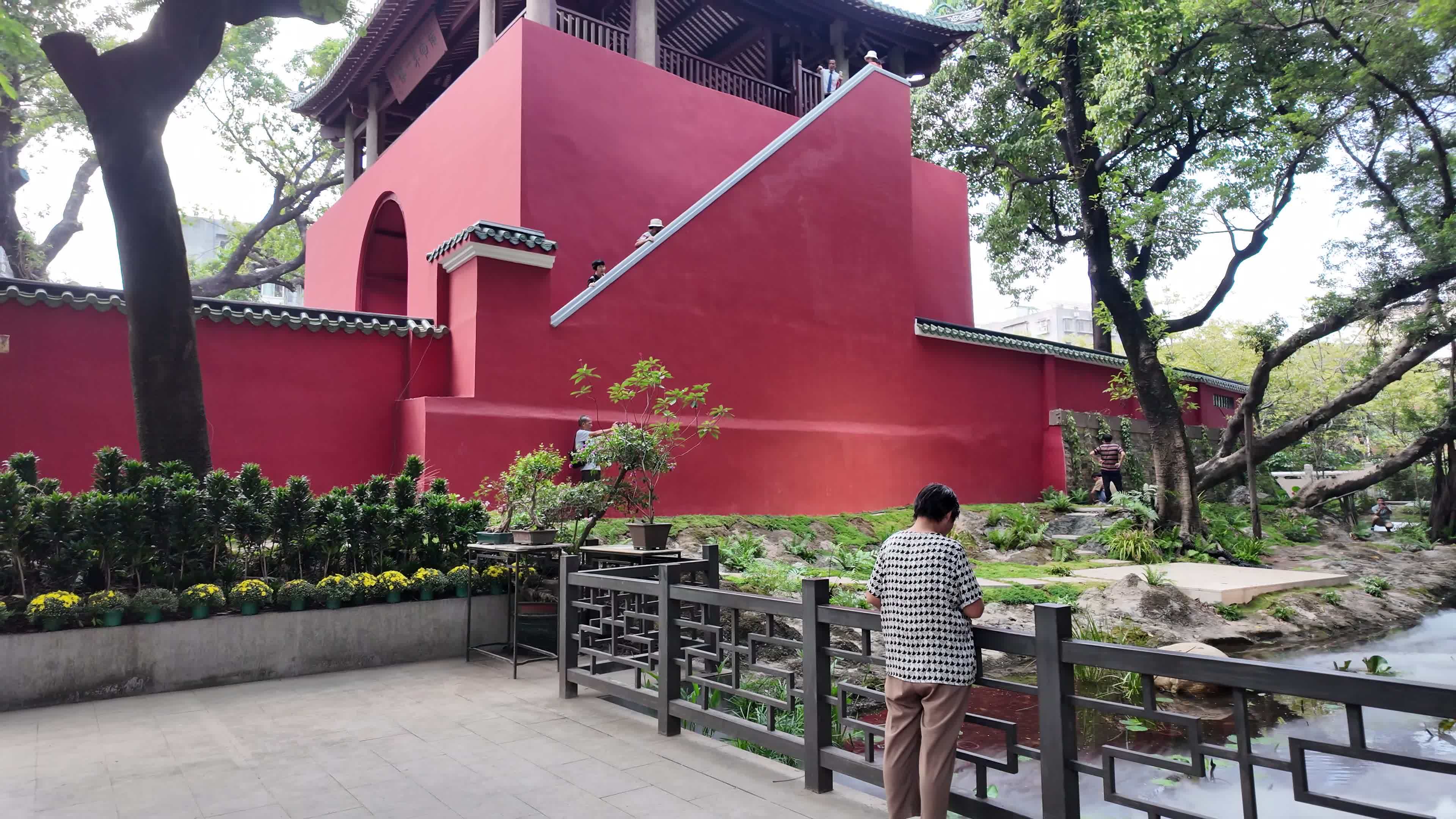 中国广东省广州市越秀区五仙古观视频素材画面2