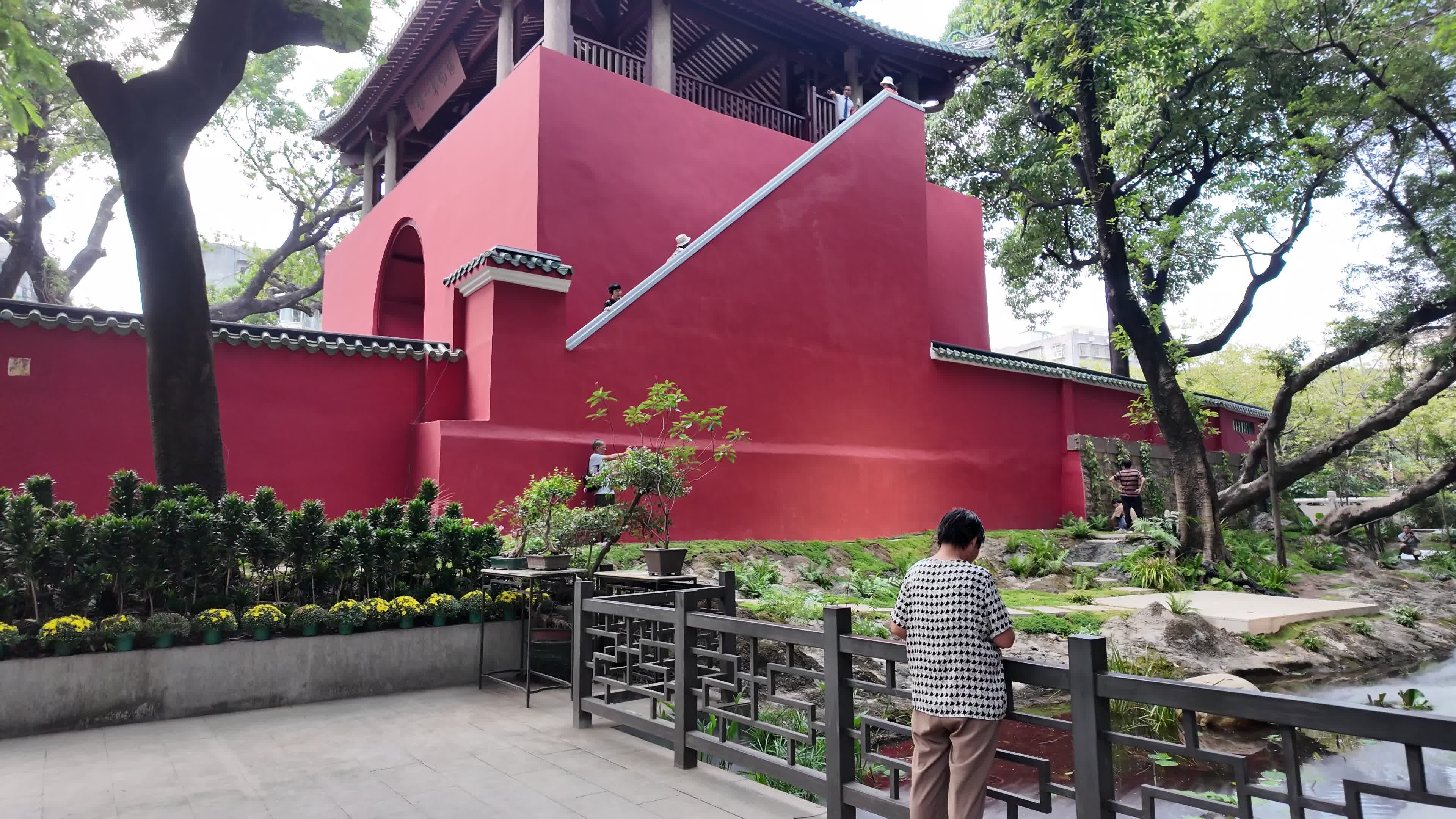 中国广东省广州市越秀区五仙古观视频素材画面4