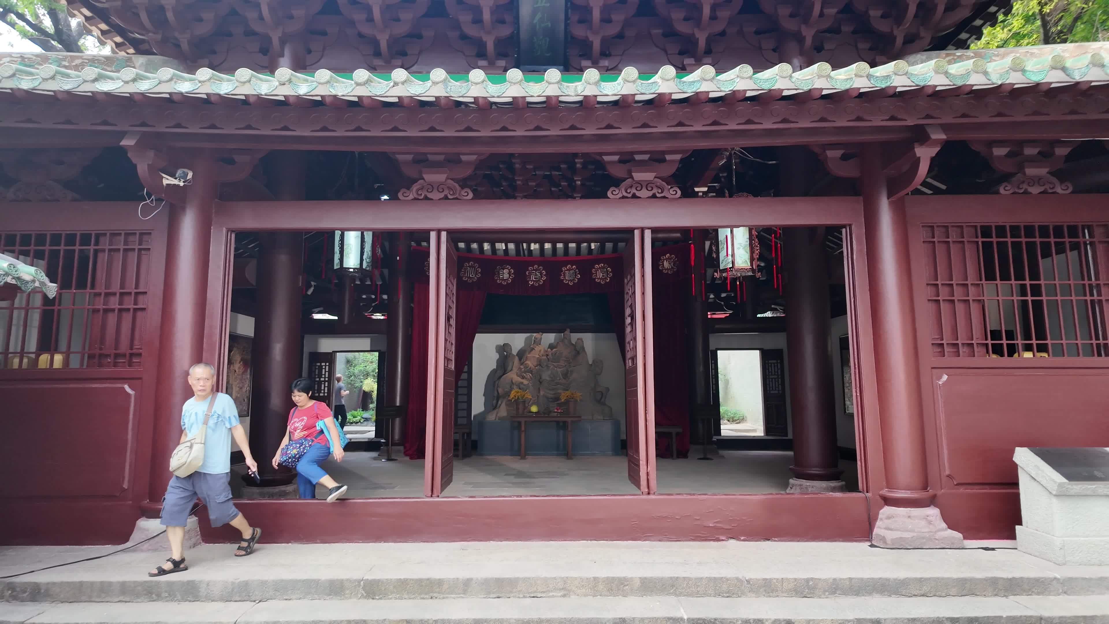 中国广东省广州市越秀区五仙古观视频素材画面4