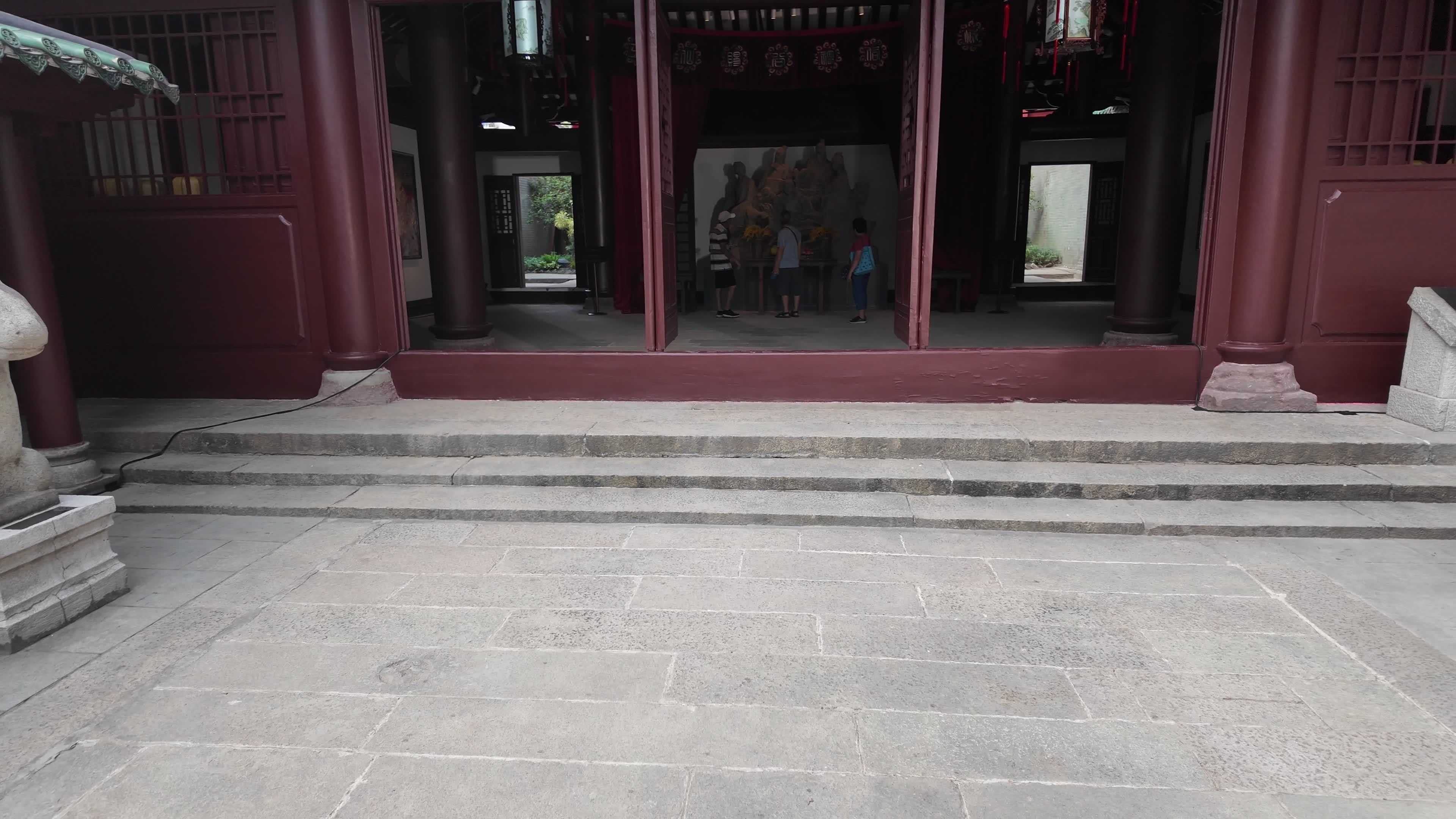 中国广东省广州市越秀区五仙古观视频素材画面1