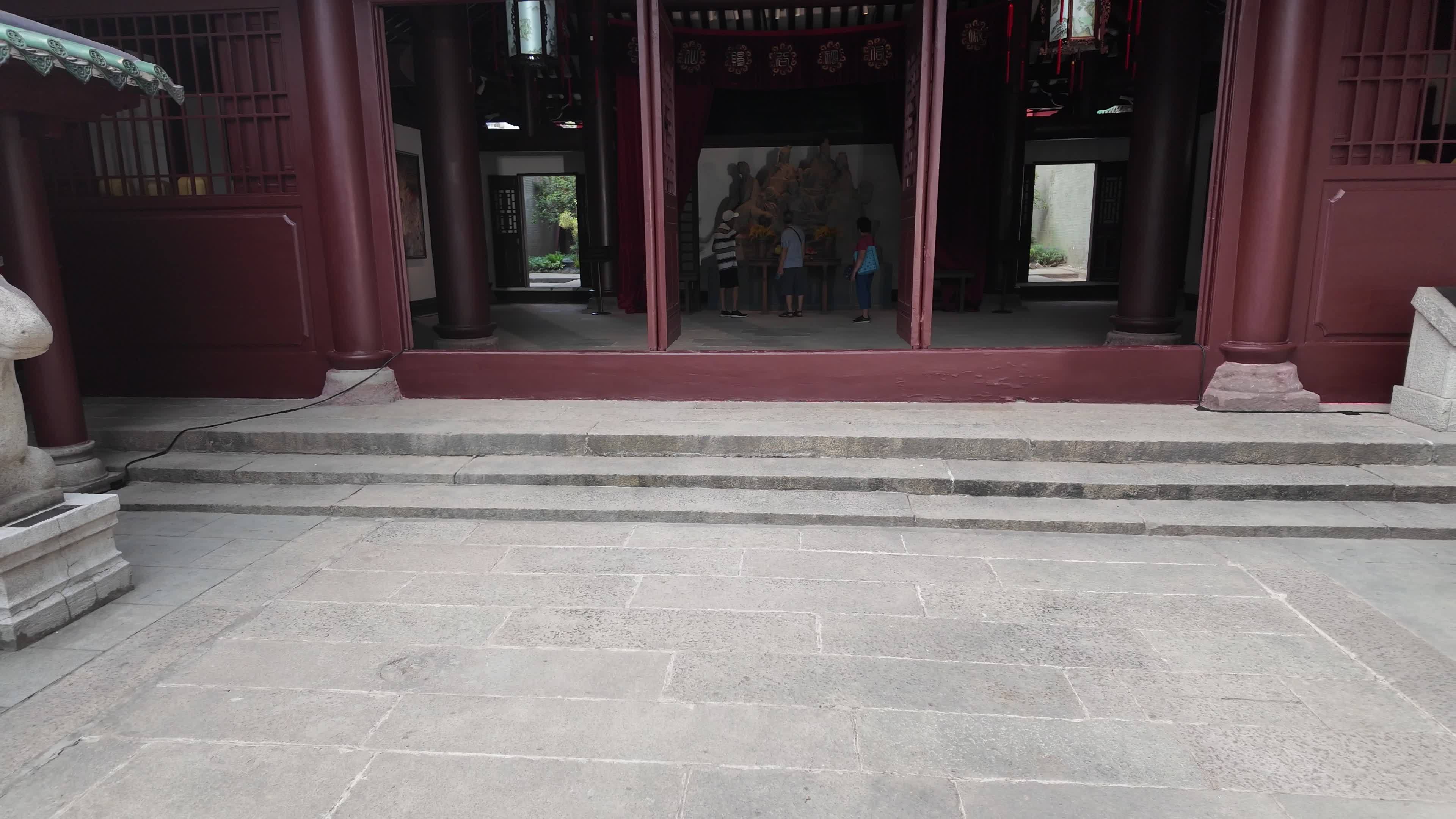 中国广东省广州市越秀区五仙古观视频素材画面2