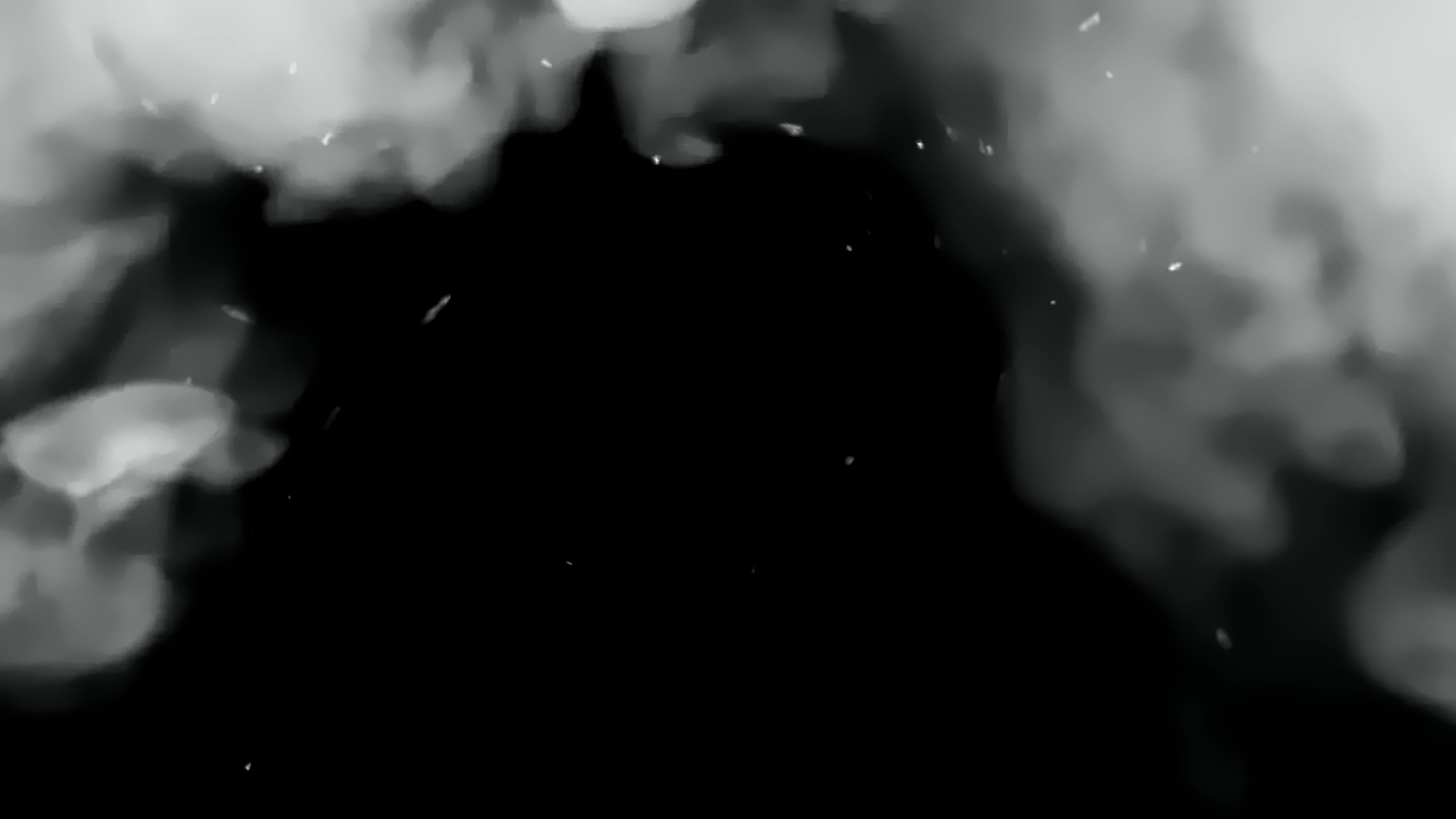 【4K高清】烟雾粒子特效黑色背景烟雾弥漫视频素材画面2