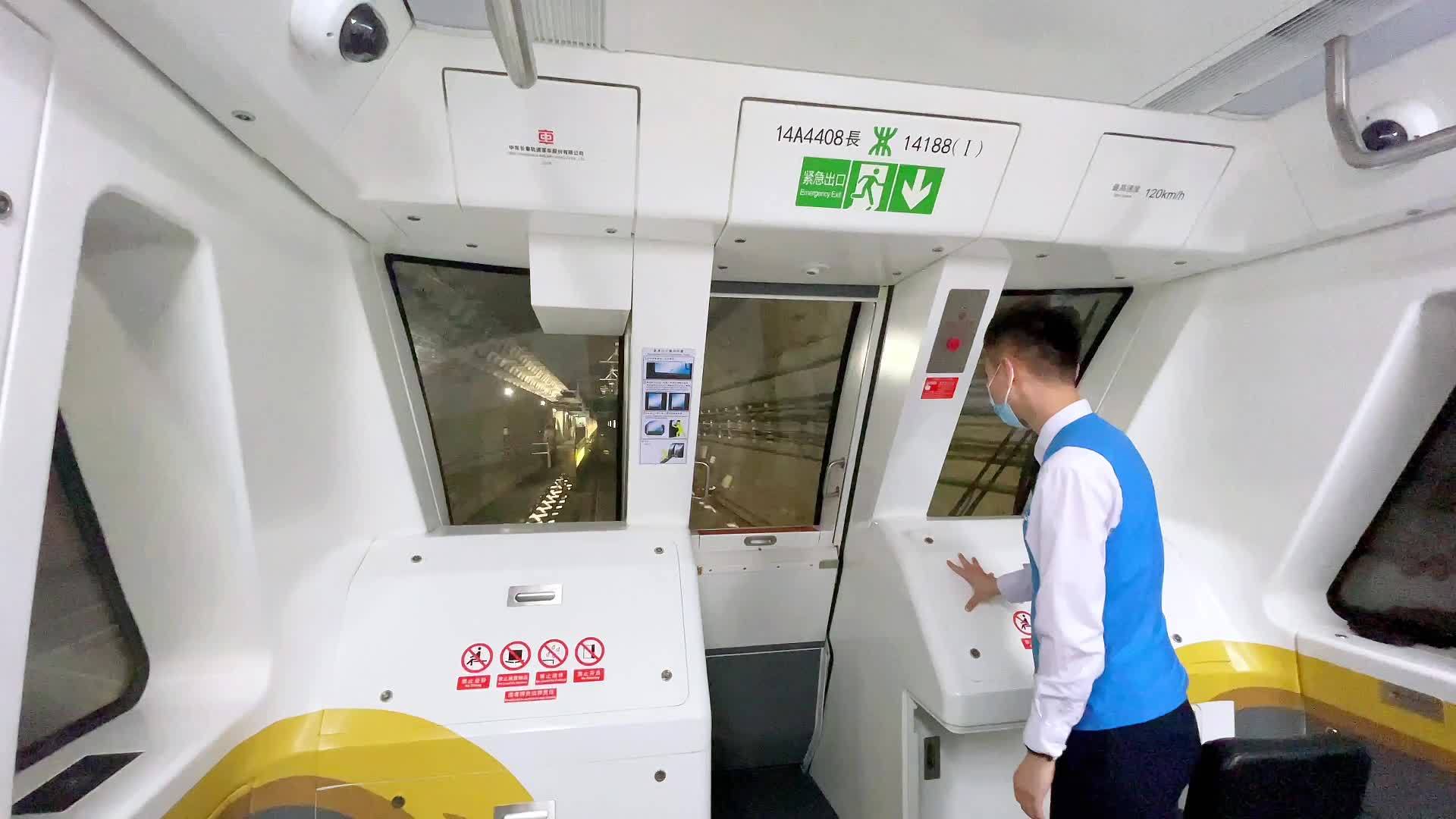 深圳地铁无人驾驶视频素材画面2