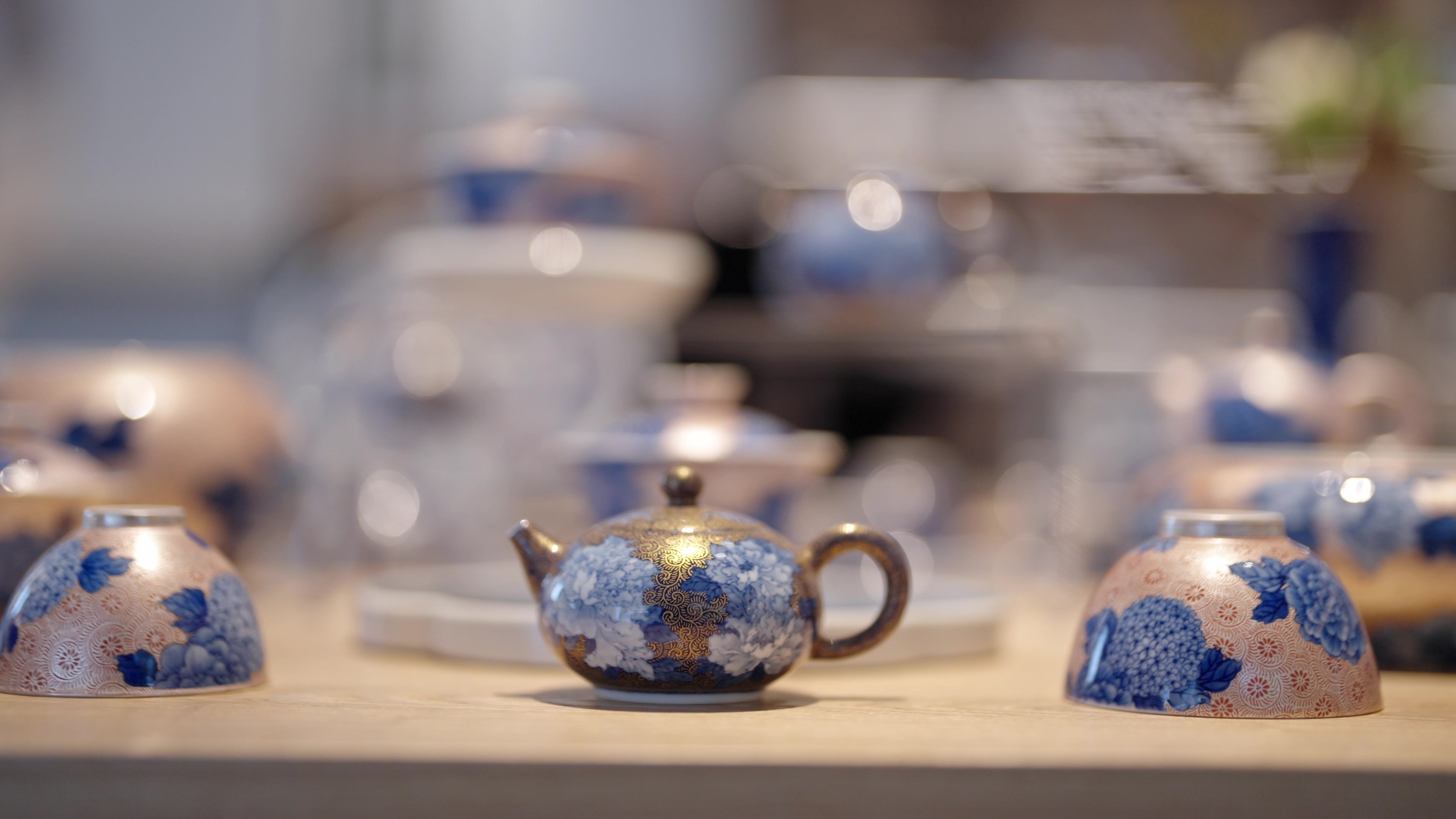 瓷器展示 精美的瓷器 瓷器视频素材画面3