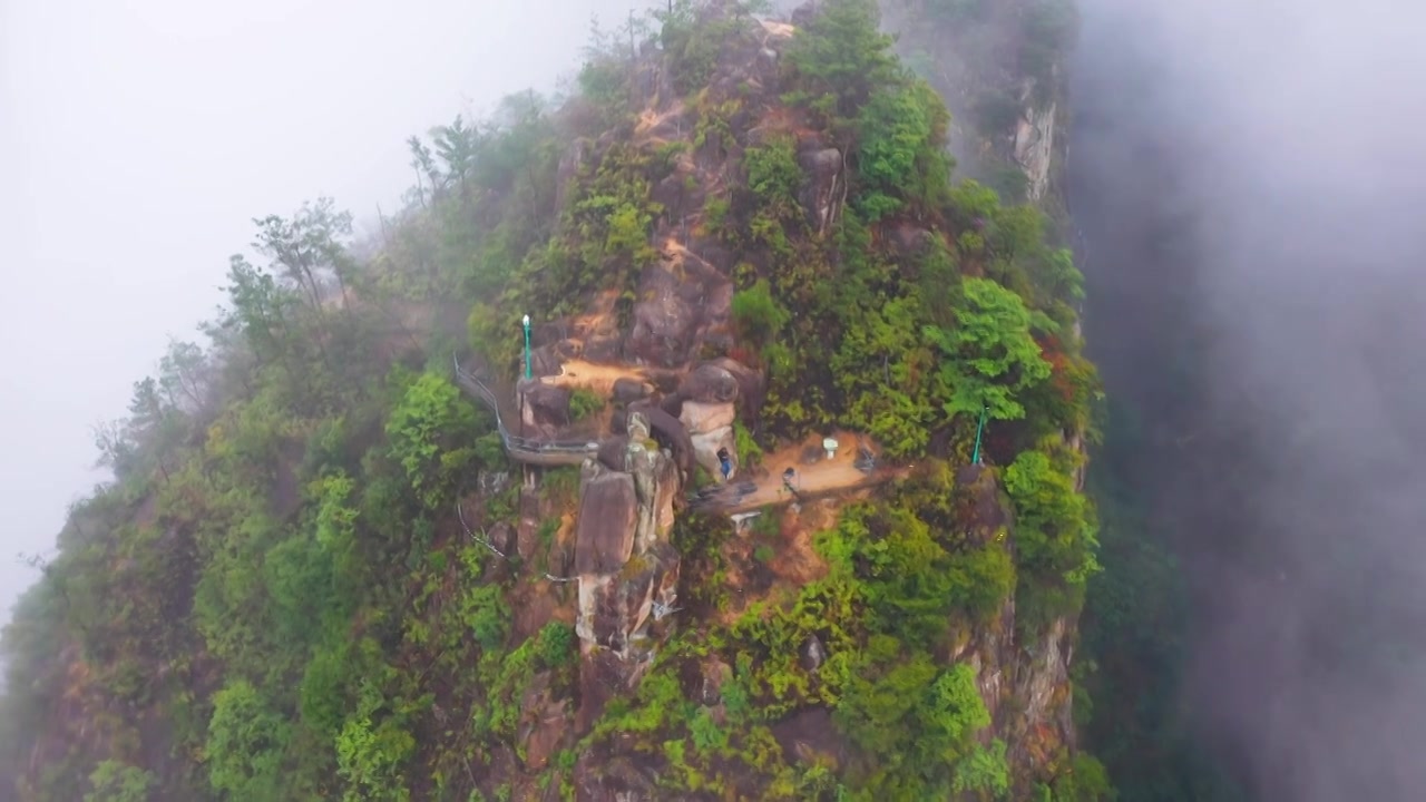 浙江天台县，天台山，琼台仙谷，合集视频素材画面3