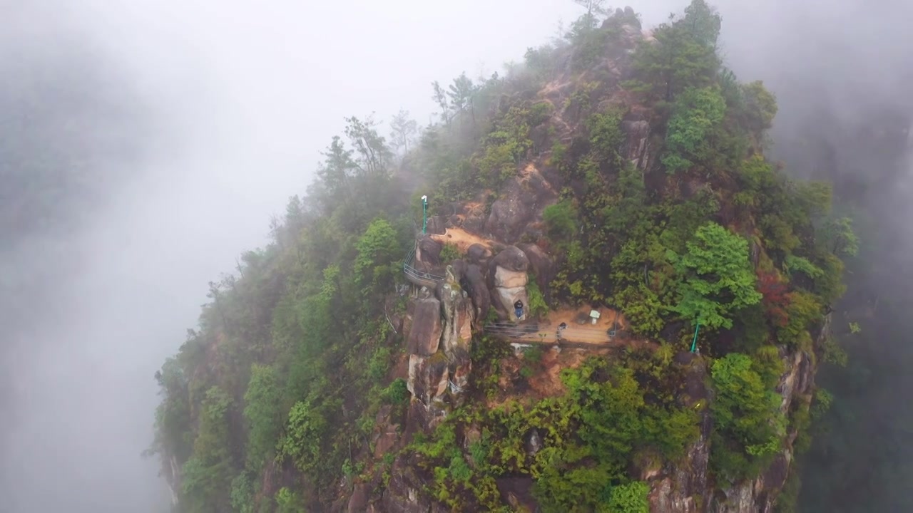 浙江天台县，天台山，琼台仙谷，合集视频素材画面1