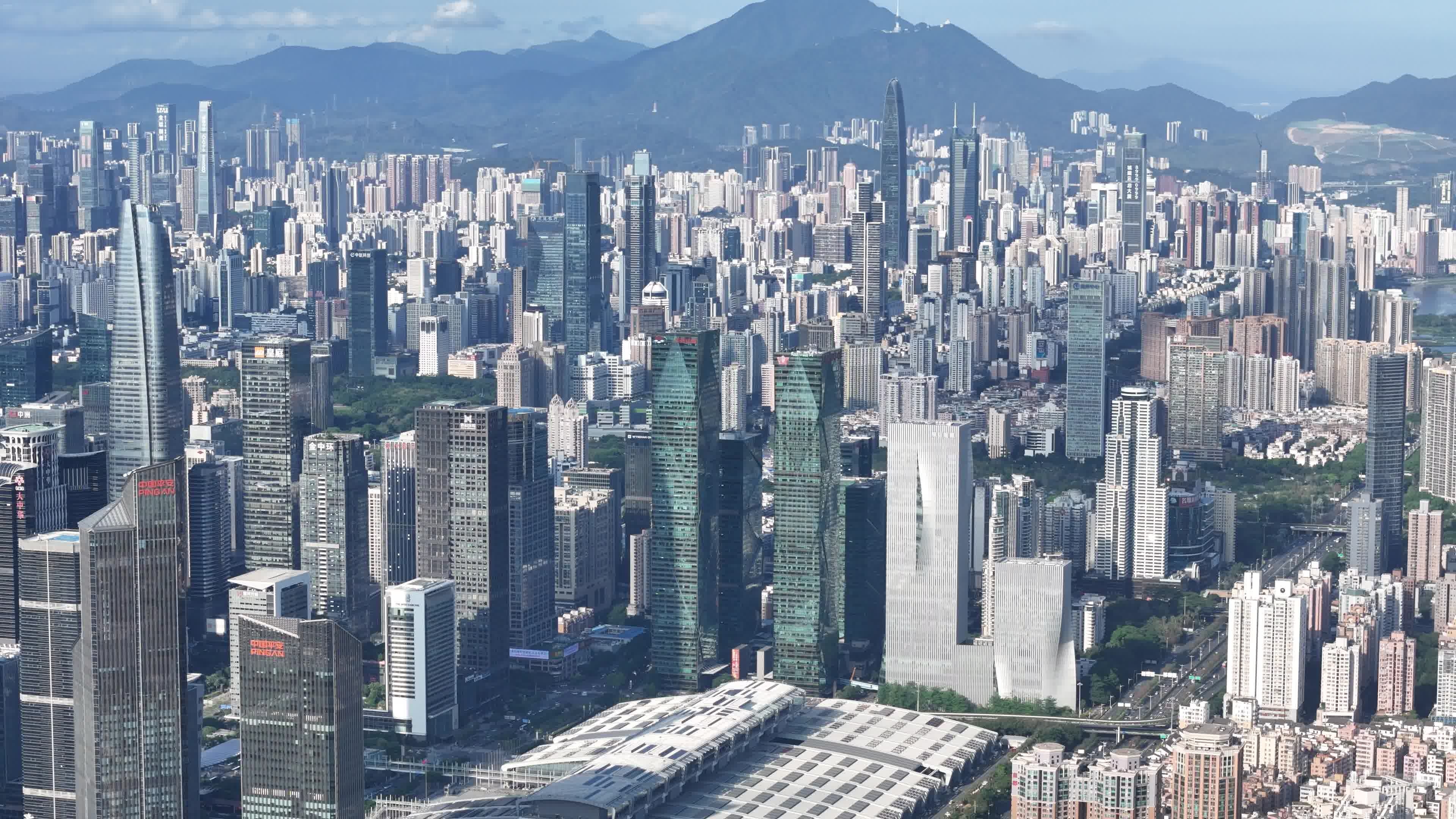 深圳城市景观航拍视频素材画面3