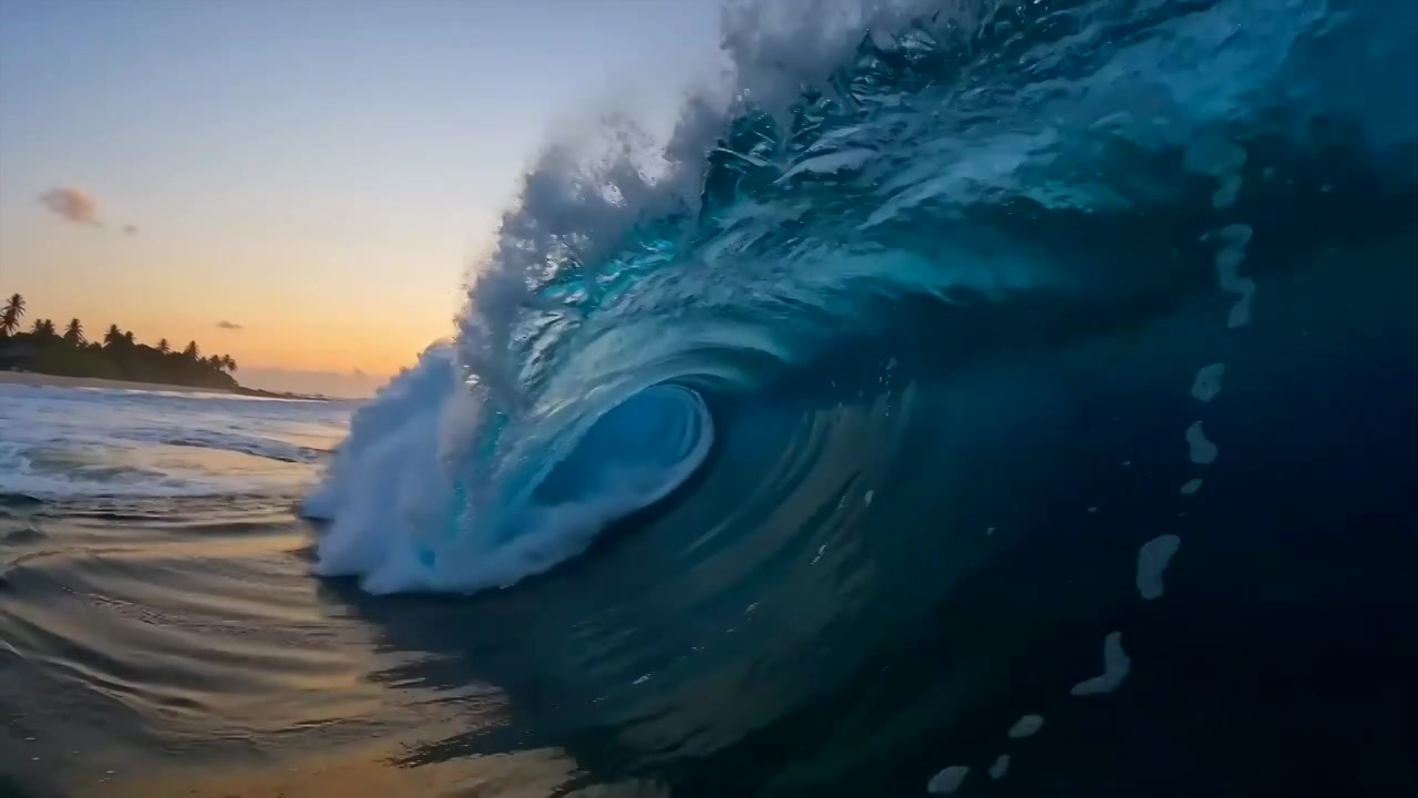 海浪视频素材画面4