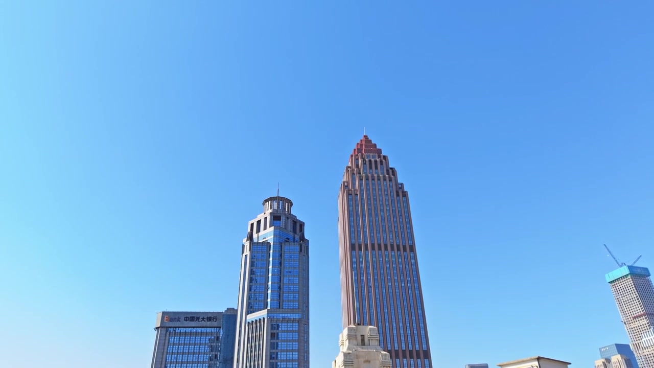 天津城市风光航拍视频素材画面3