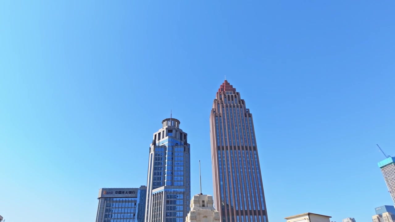天津城市风光航拍视频素材画面4
