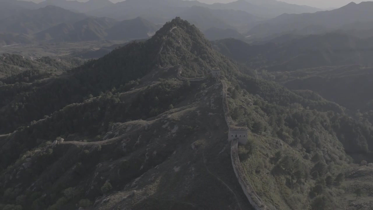河北保定涞源县的长城视频素材画面1